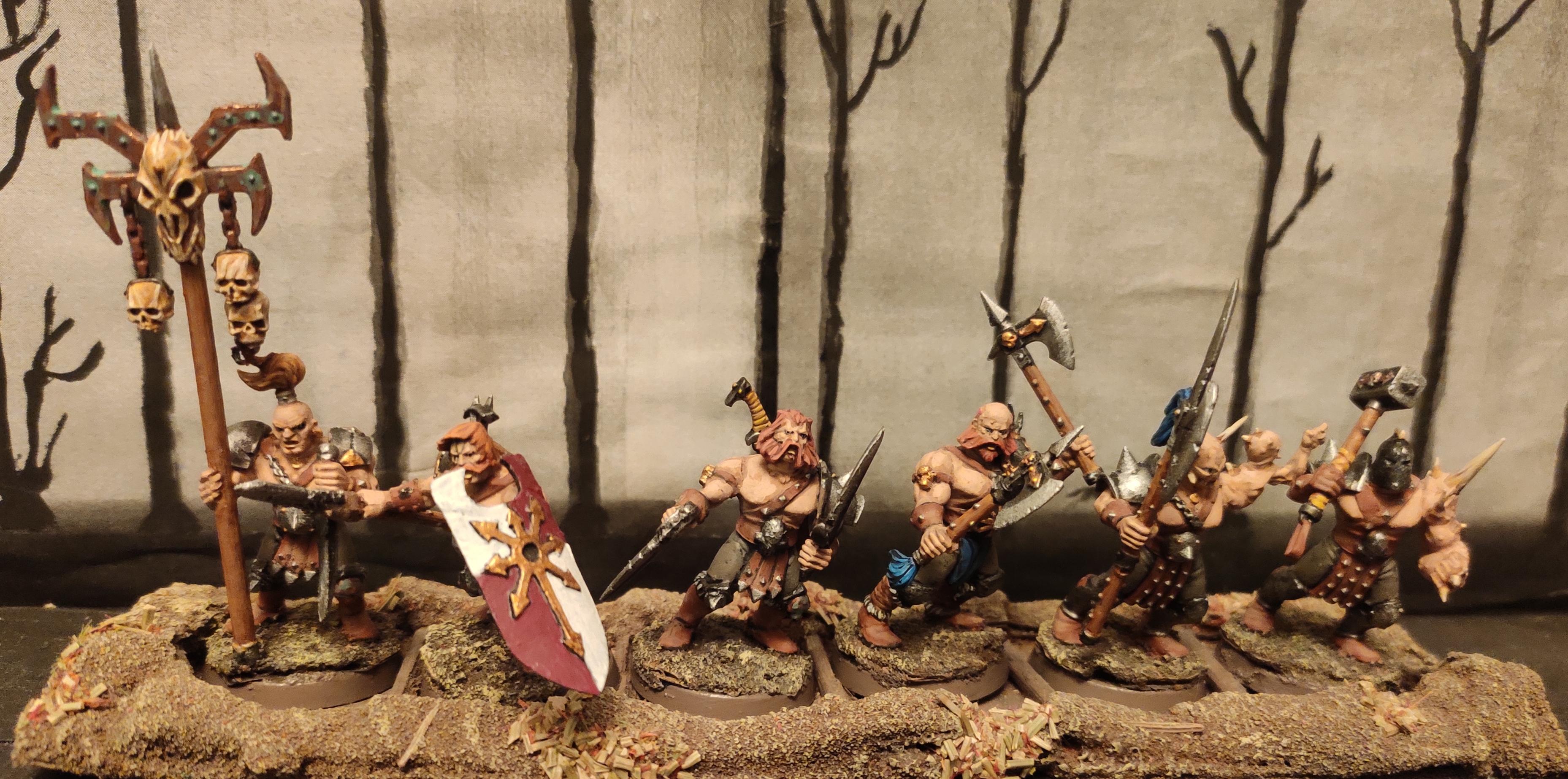 Age Of Sigmar, Axe, Banner, Barbarian, Beard, Conversion, Halbred, Hammer, Infantry, Marauders, Mutant, Norsca, Regiment, Slaves To Darkness, Warband, Warhammer Fantasy, Warriors