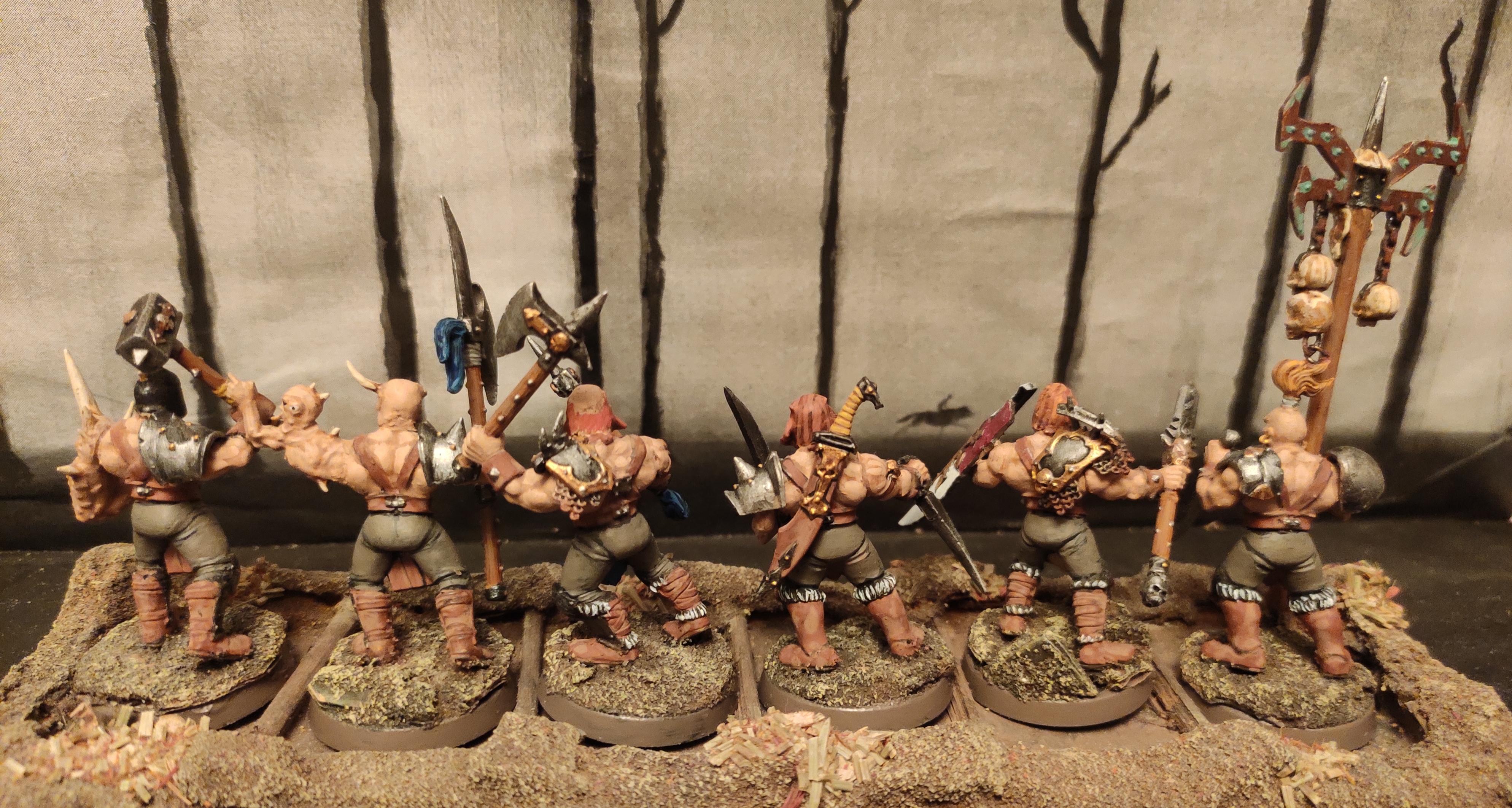 Age Of Sigmar, Axe, Banner, Barbarian, Conversion, Halbred, Hammer, Infantry, Marauders, Mutant, Norsca, Regiment, Skull, Slaves To Darkness, Warband, Warhammer Fantasy, Warriors