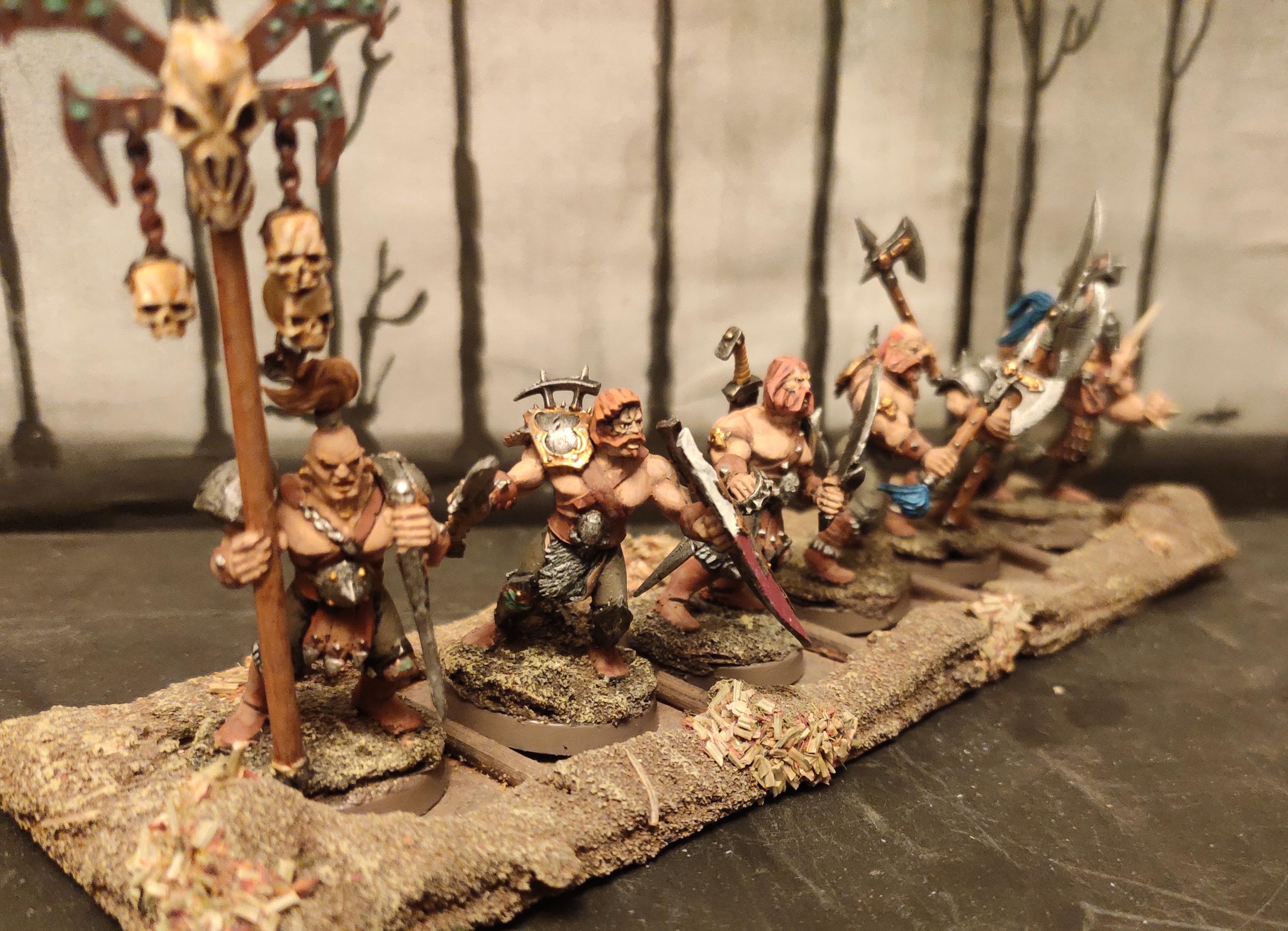 Age Of Sigmar, Axe, Banner, Barbarian, Beard, Conversion, Infantry, Marauders, Norsca, Regiment, Skull, Slaves To Darkness, Warband, Warhammer Fantasy, Warriors