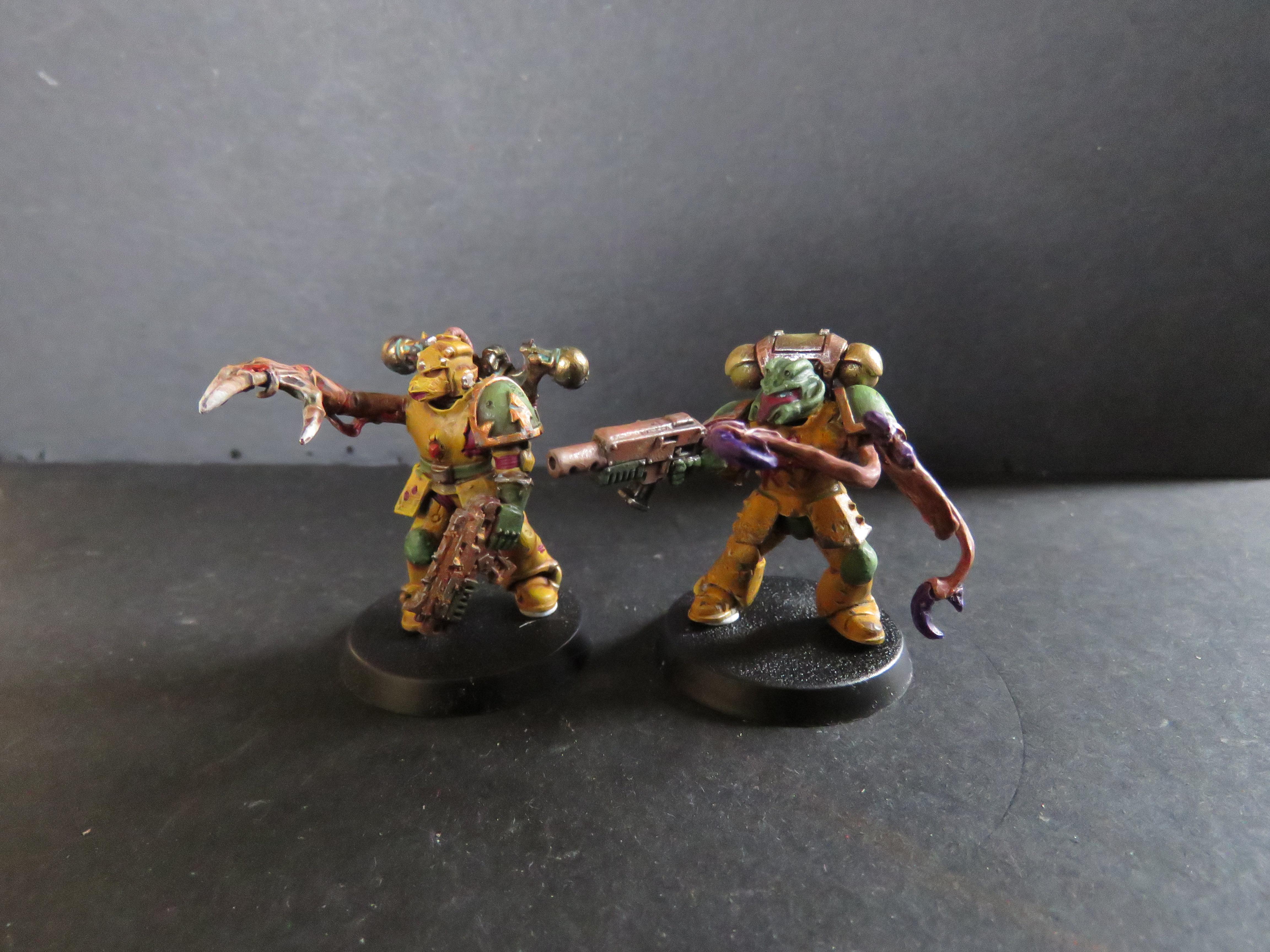 Chaos, Chaos Space Marines, Conversion, Nurgle
