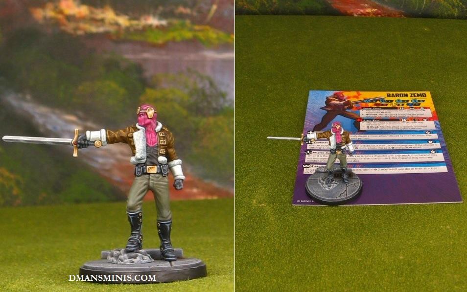 Marvel Crisis Protcol Villain Baron Zemo