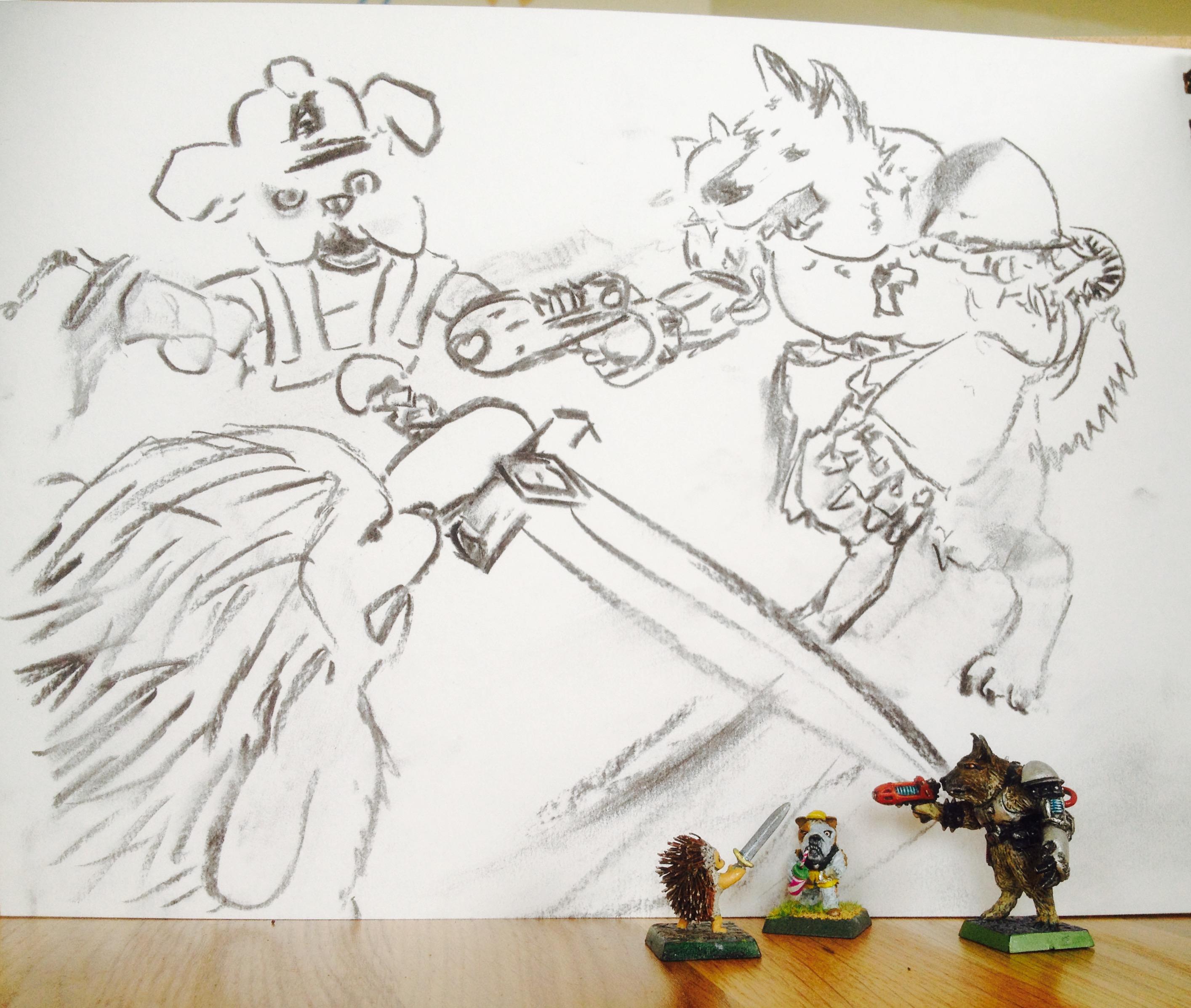 Animals, Anthropomorphic Animals, Cute, Kids, Original Characters, Sculpting, Young Gamers