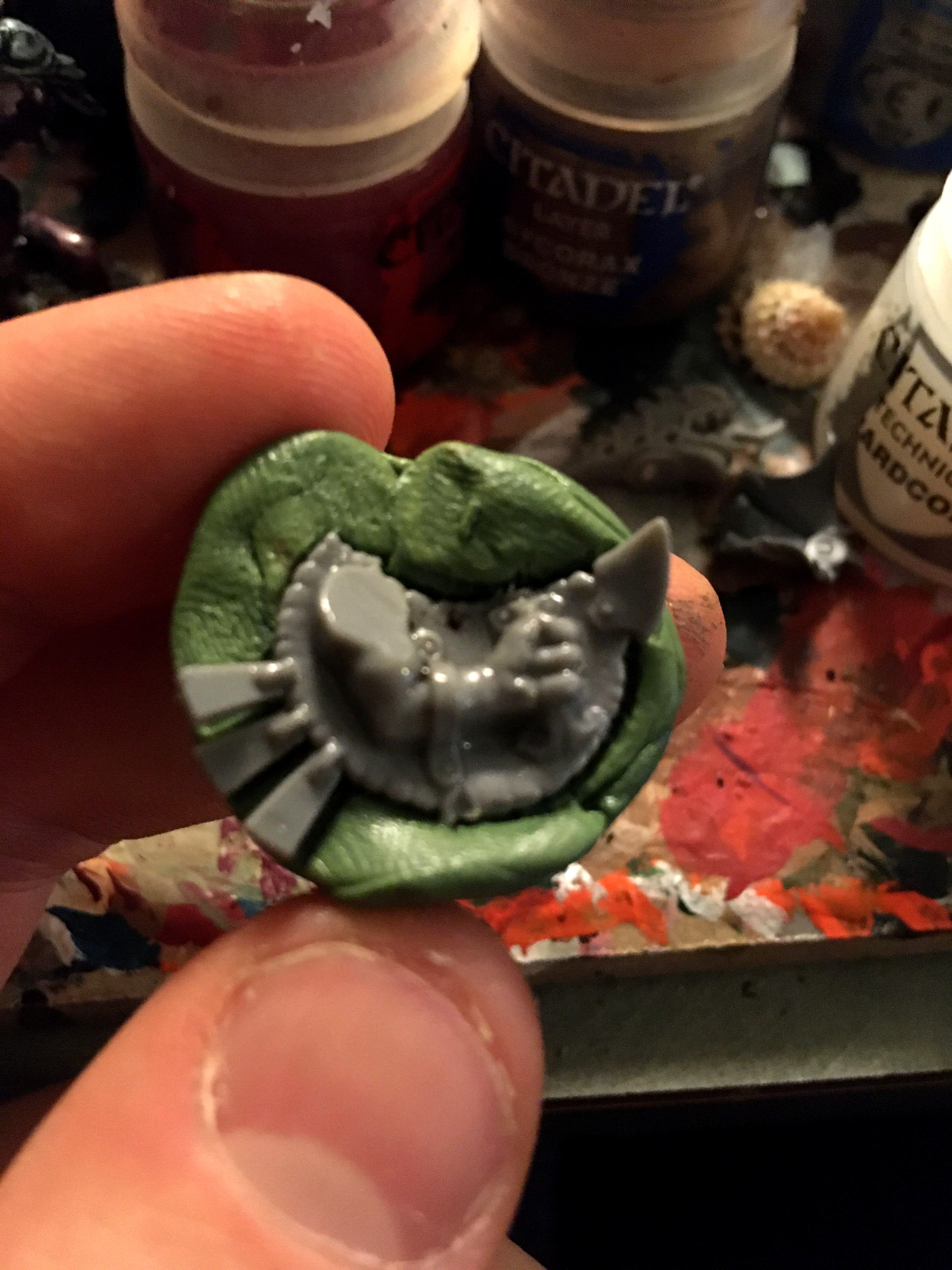 Age Of Sigmar, Conversion, Greenstuff, Lizardmen, Molding, Reptile, Saurus, Sculpting, Seraphon, Shield, Skinks