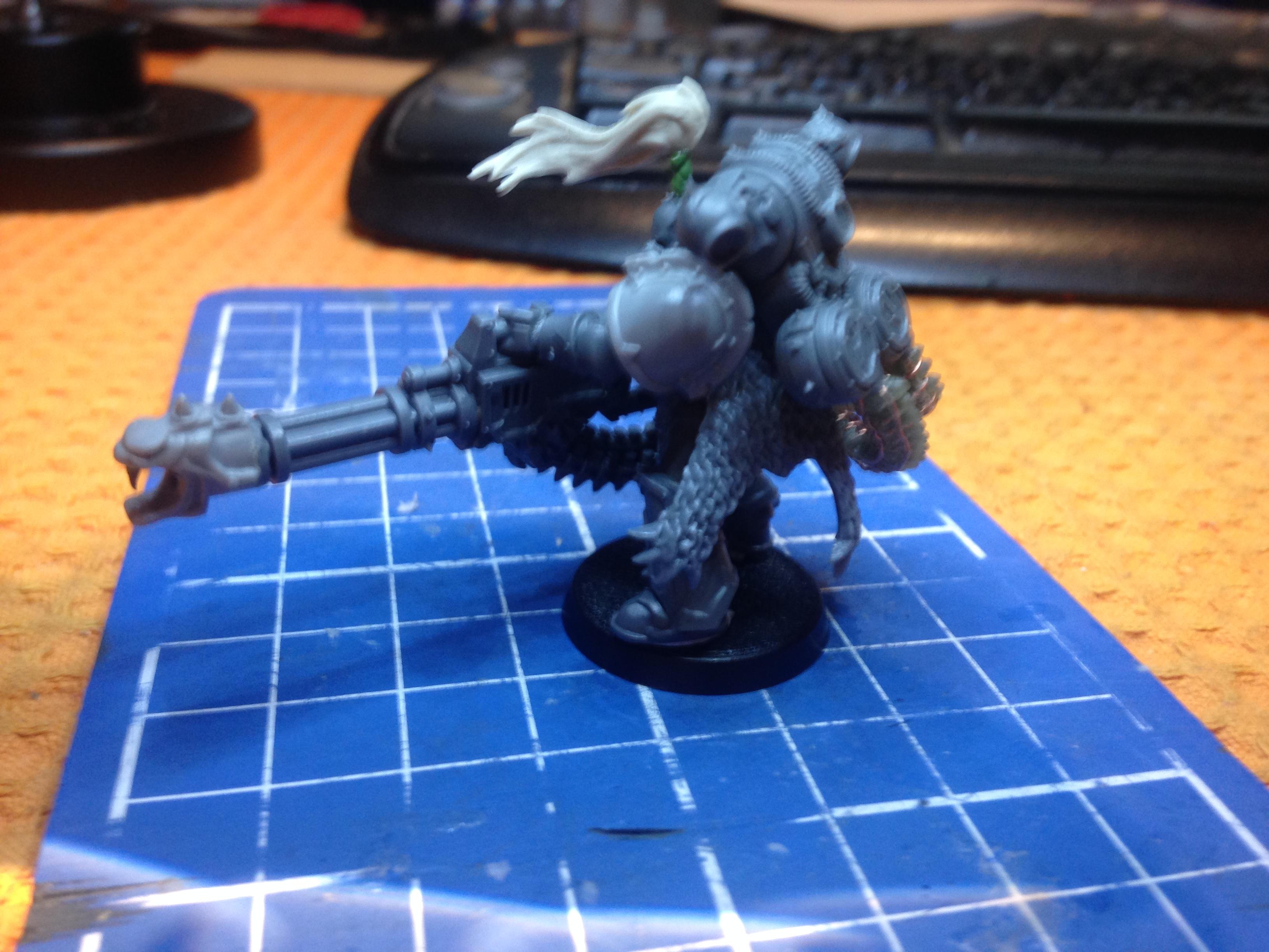 Black Legion, Chaos Space Marines, Chaos Undivided, Conversion, Reaper Chaincannon