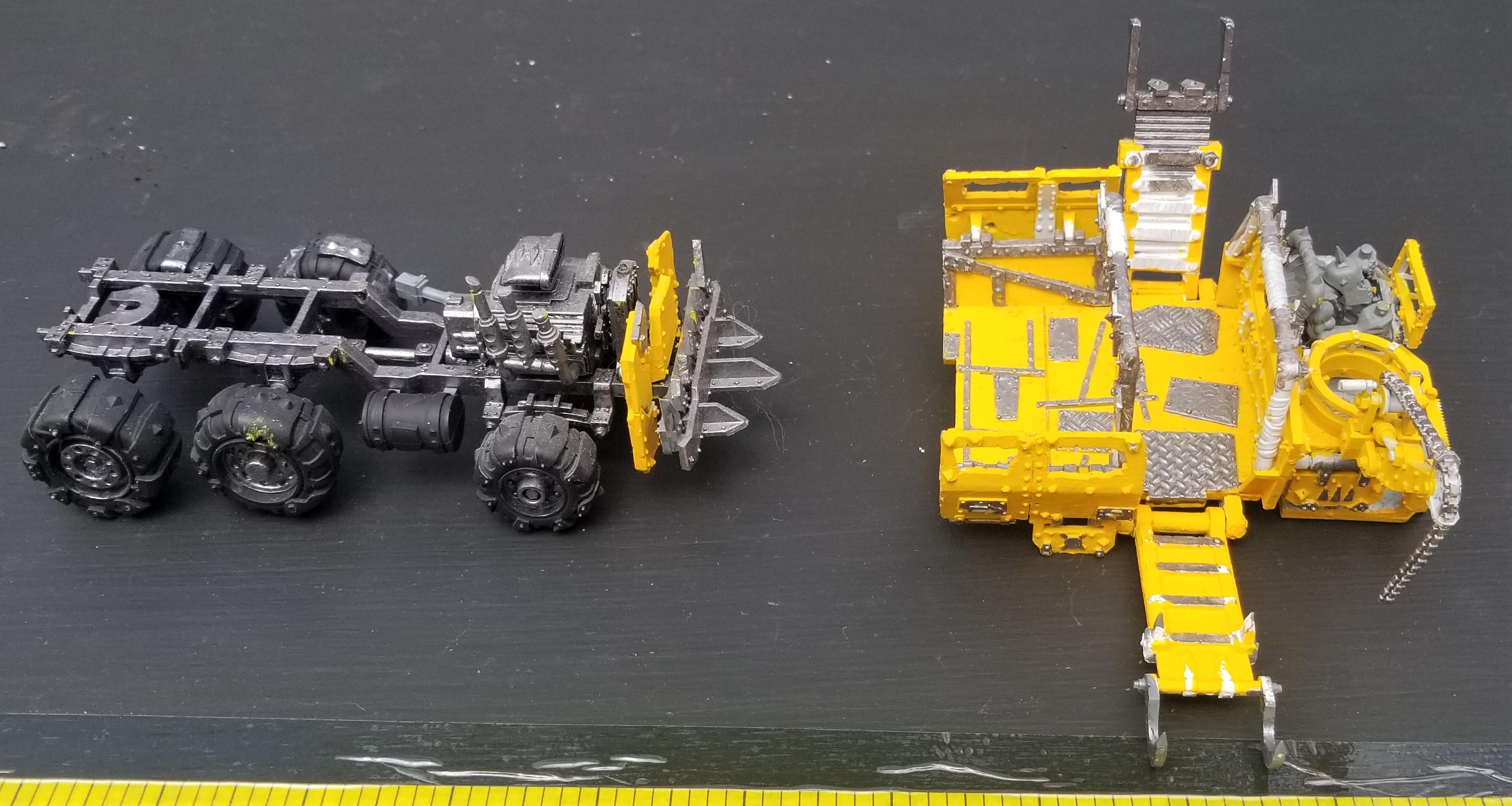 Yellow and Silver Ork Trukk