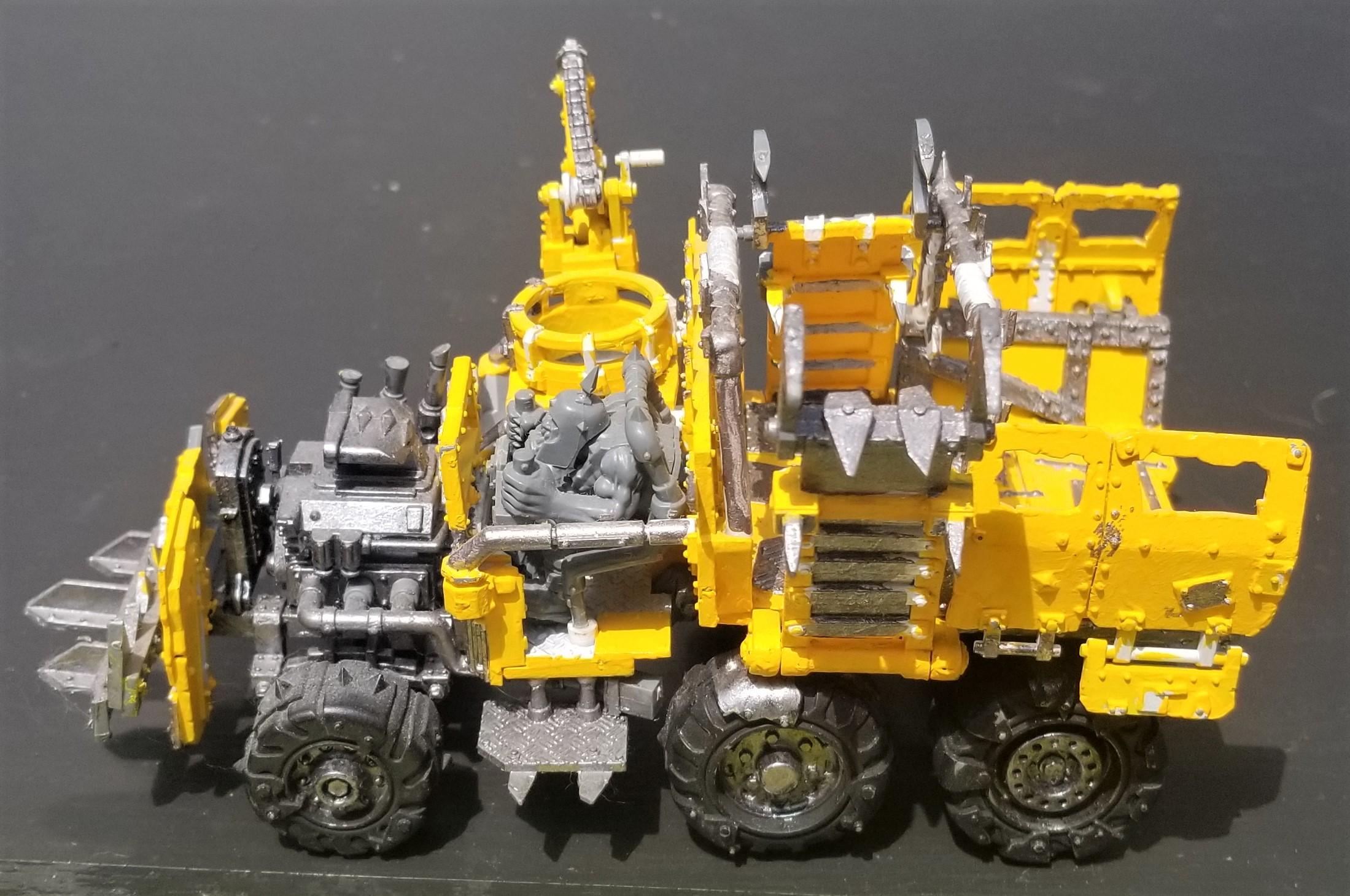 Yellow and Silver Ork Trukk