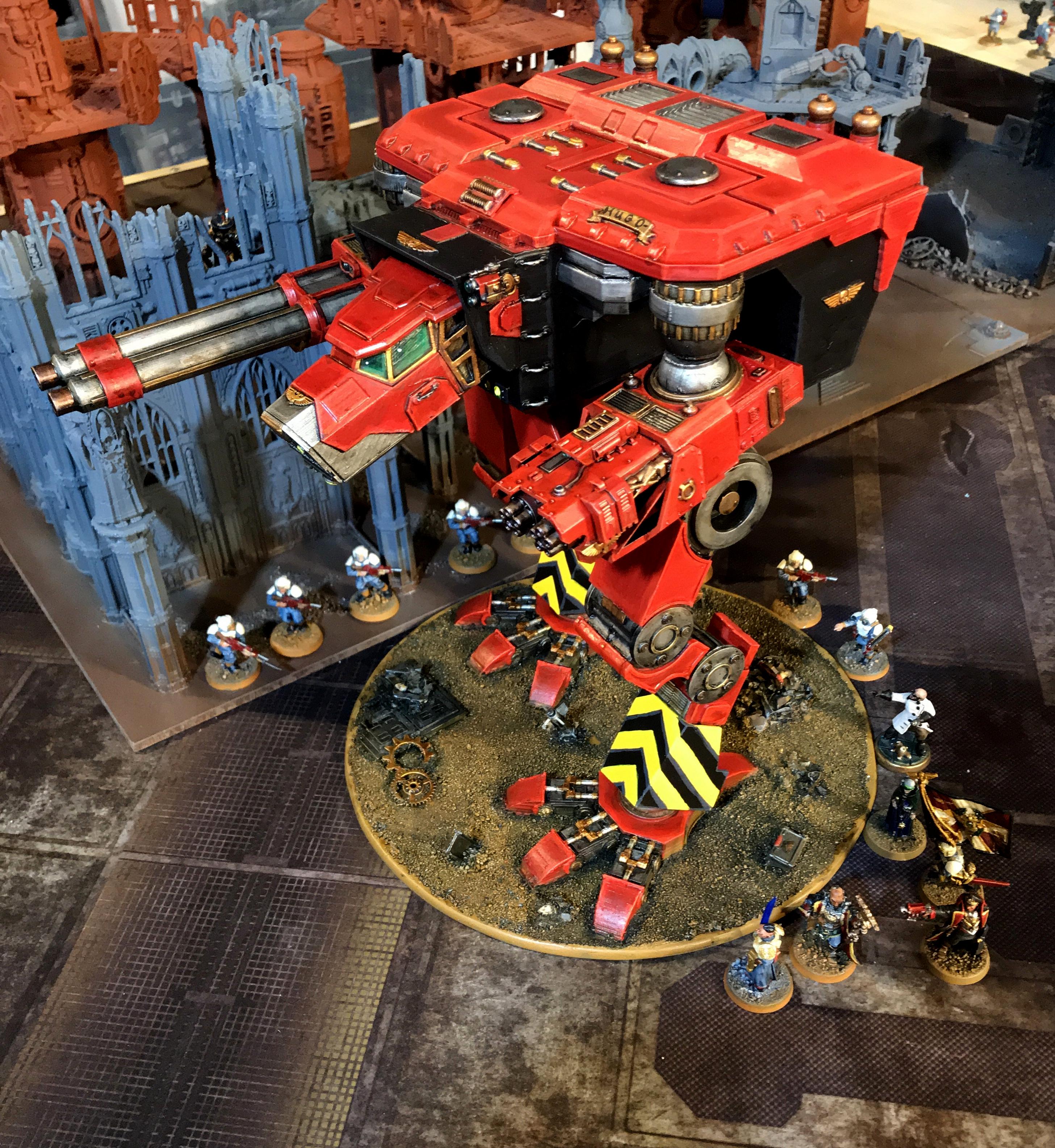 3d, Firewasps, Print, Proxy, Titan, Wardog, Warhammer 40,000, Warhound ...