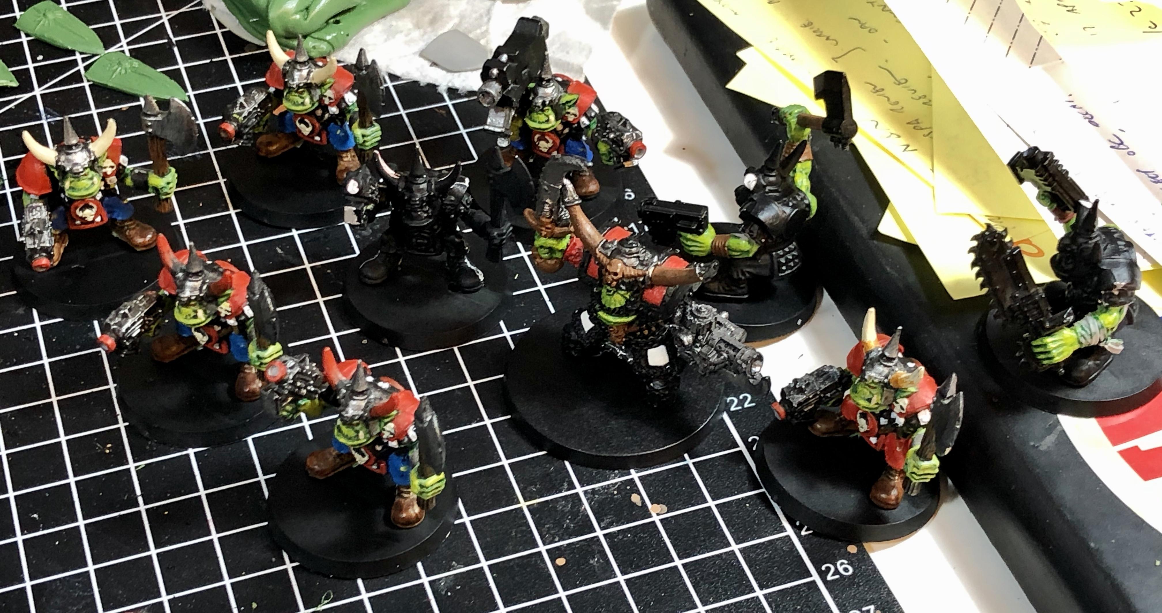 2nd Edition, Boxset, Choppas, Orks, Slugga, Warhammer 40,000, Work In Progress