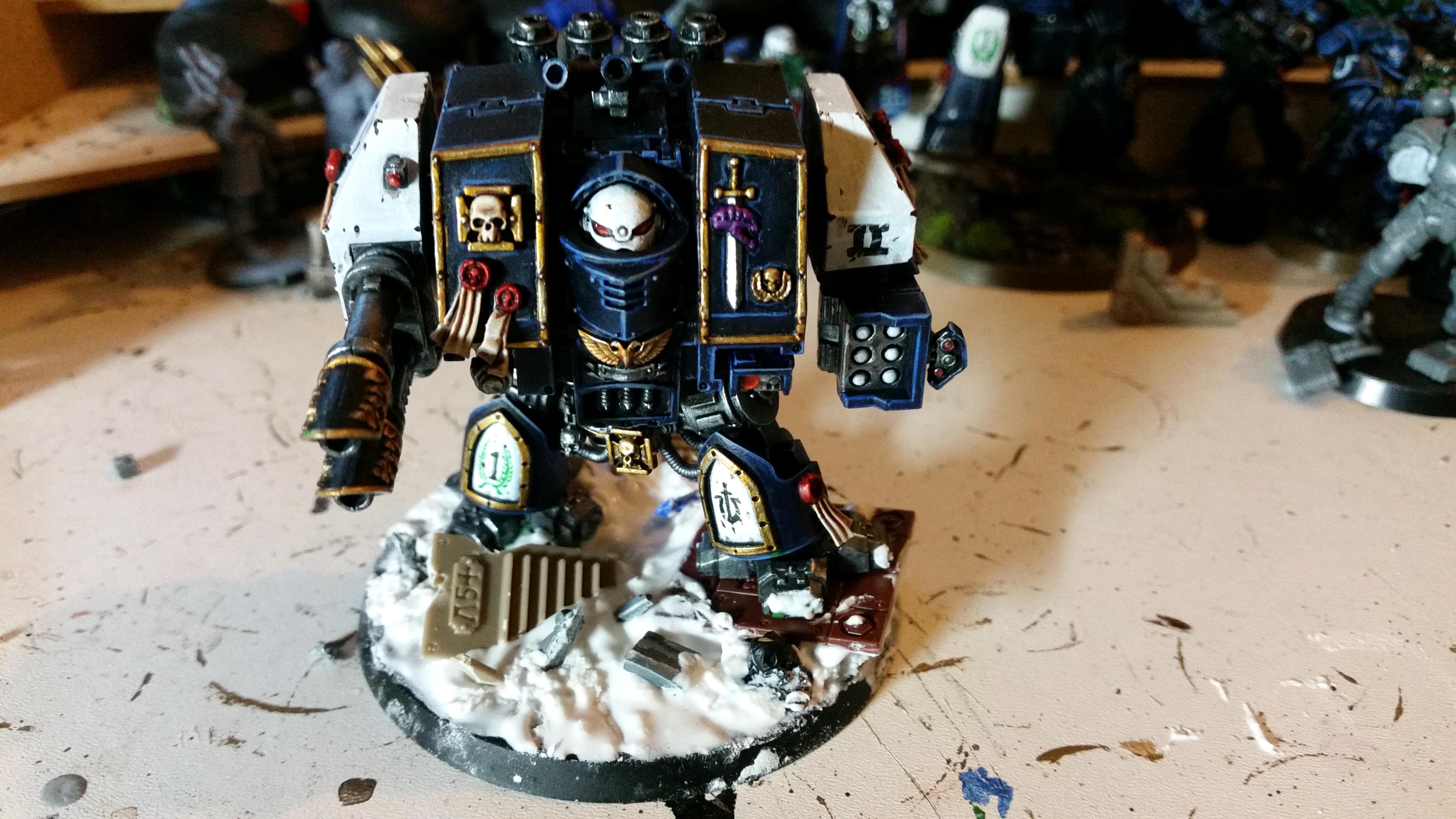 Conversion, Space Marines, Ultramarines, Venerable Dreadnought