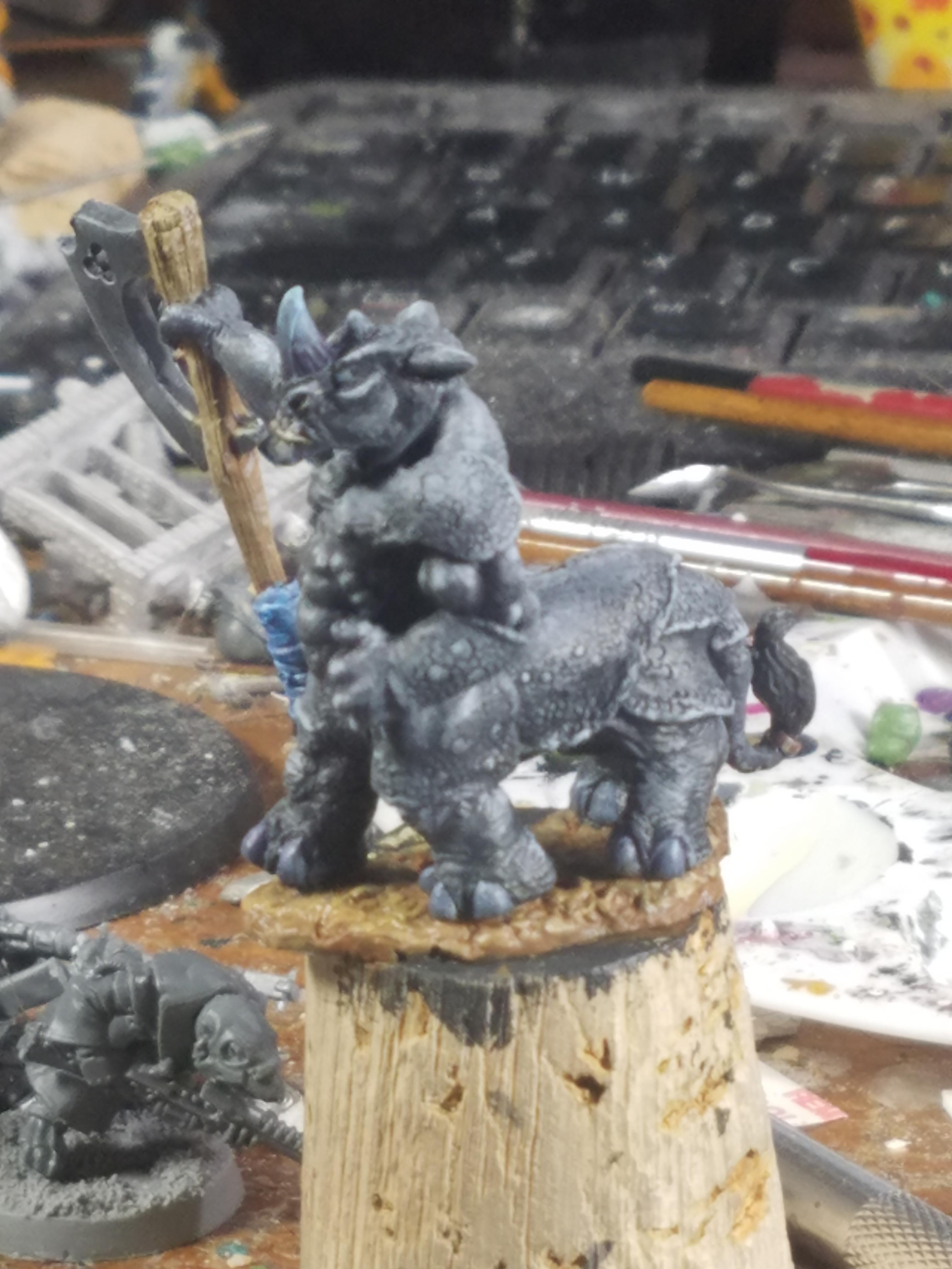 Axeman, Metal, Reaper Miniatures, Rhino, Taur, Weird