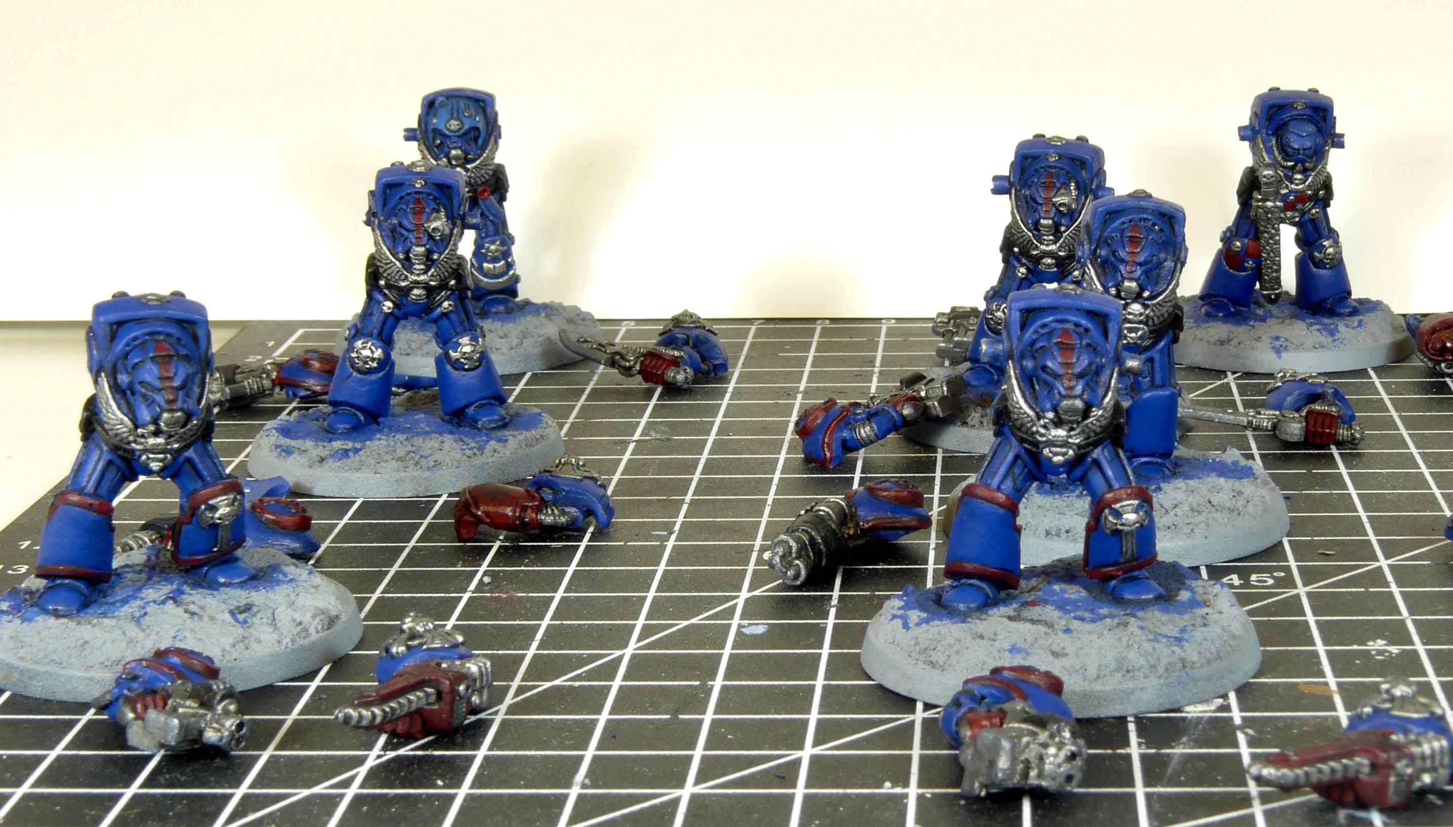 Crimson Fists, Rogue Trader, Space Marines, Terminator Armor, Warhammer 40,000