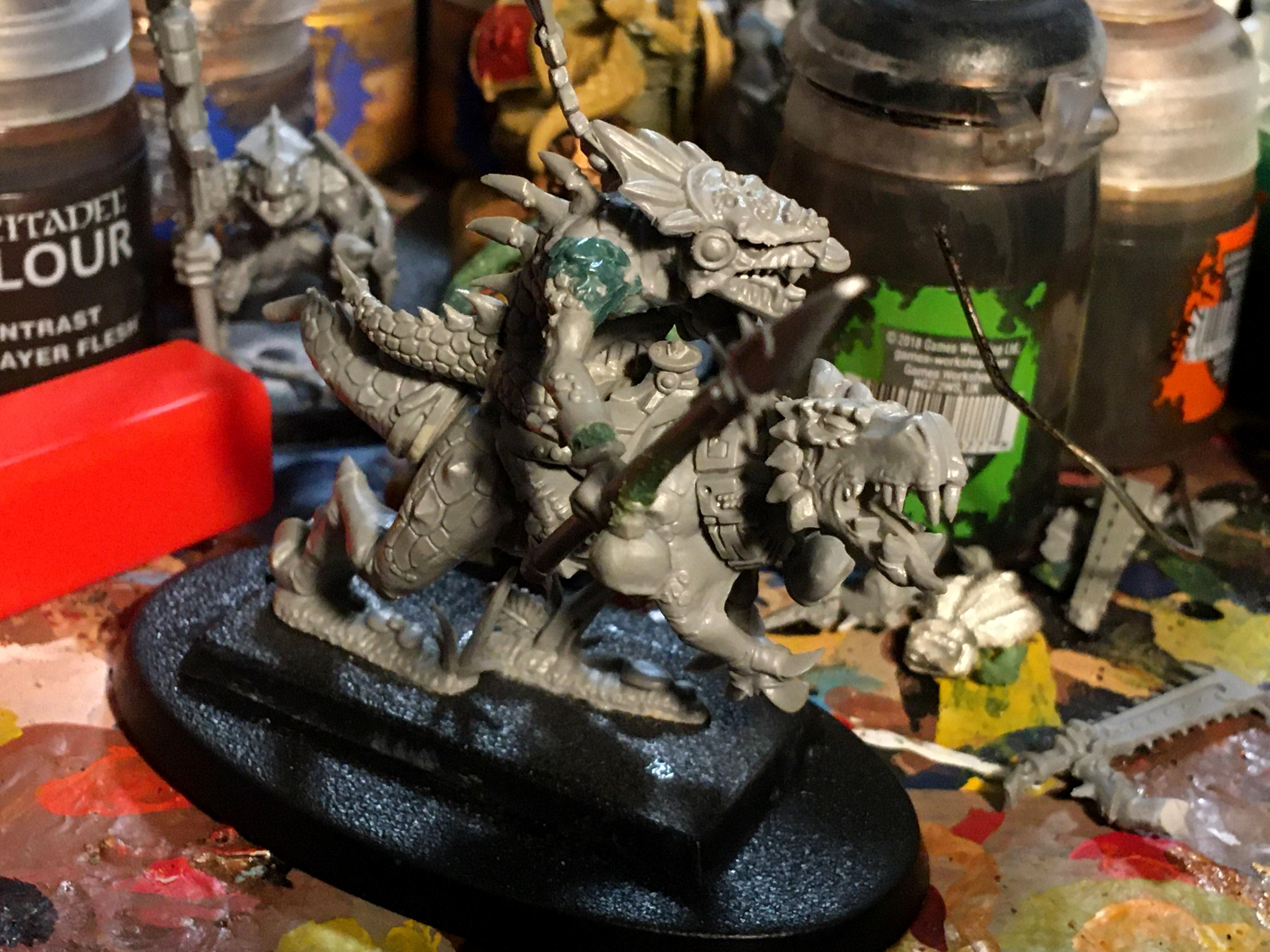 Age Of Sigmar, Conversion, Greenstuff, Lizardmen, Molding, Reptile, Saurus, Sculpting, Seraphon, Shield, Skinks, Slann