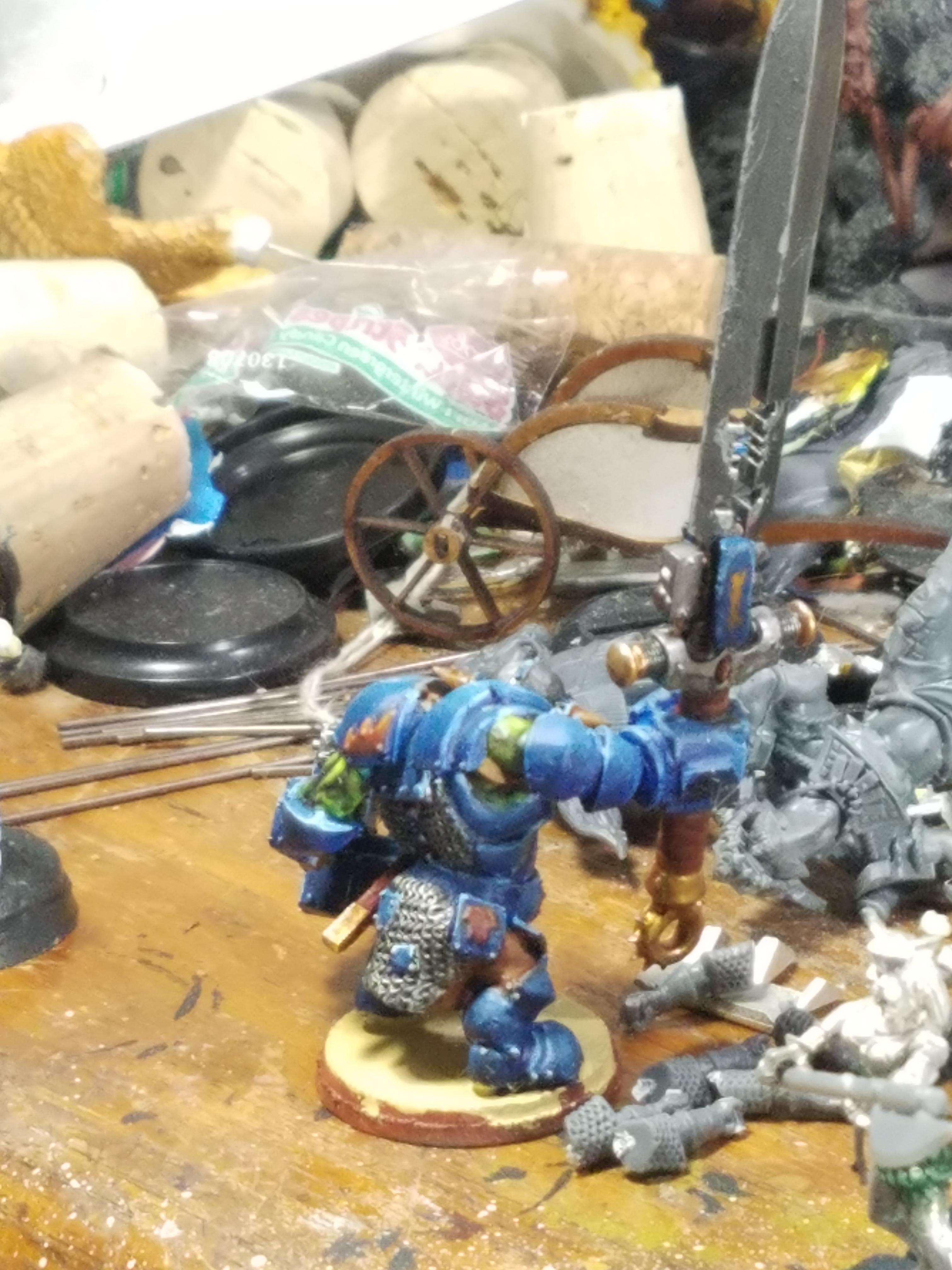 Citadel Miniatures, Games Workshop, Kitbash, Nob, Orks, Oversized Weapon, Warhammer 40,000, Warhammer Fantasy