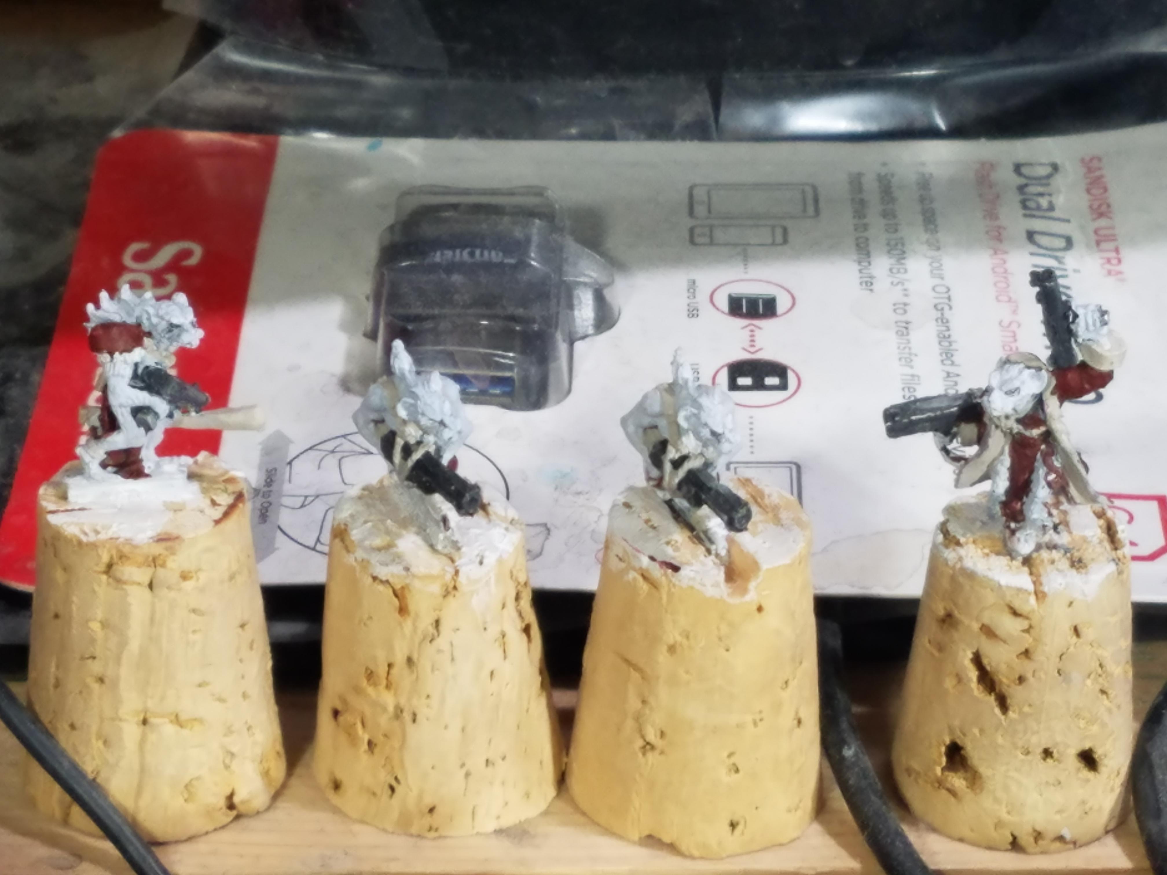 Demonblade Miniatures, Gangers, Imperial Guard, Rats, Rats With Guns, Work In Progress