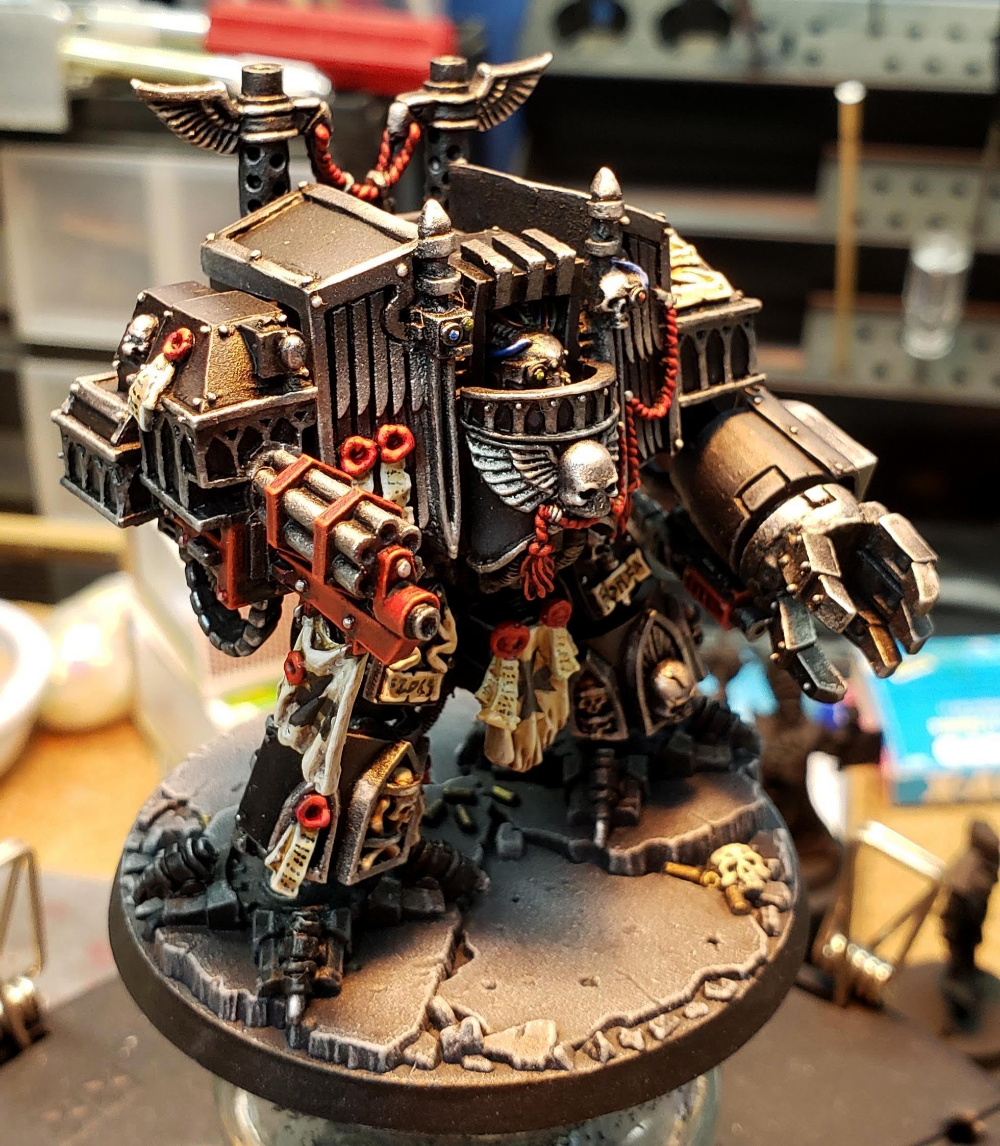 Black Templars, Dreadnought, Space Marines, Templar, Venerable, Warhammer 40,000