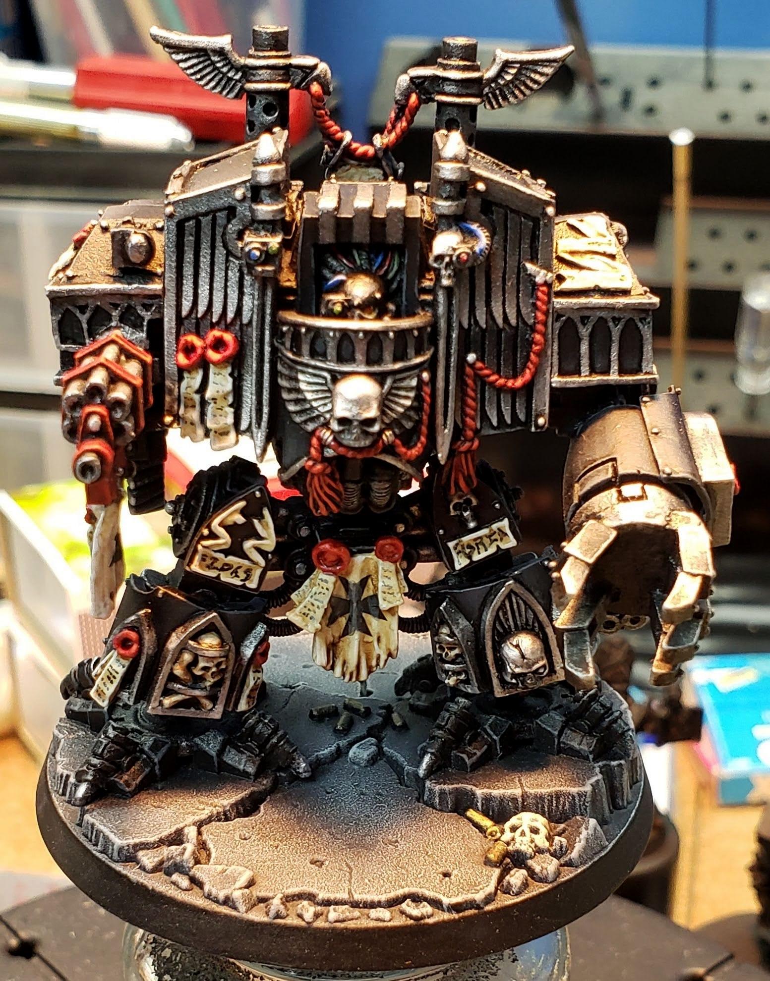 Black Templars, Dreadnought, Space Marines, Templar, Venerable, Warhammer 40,000