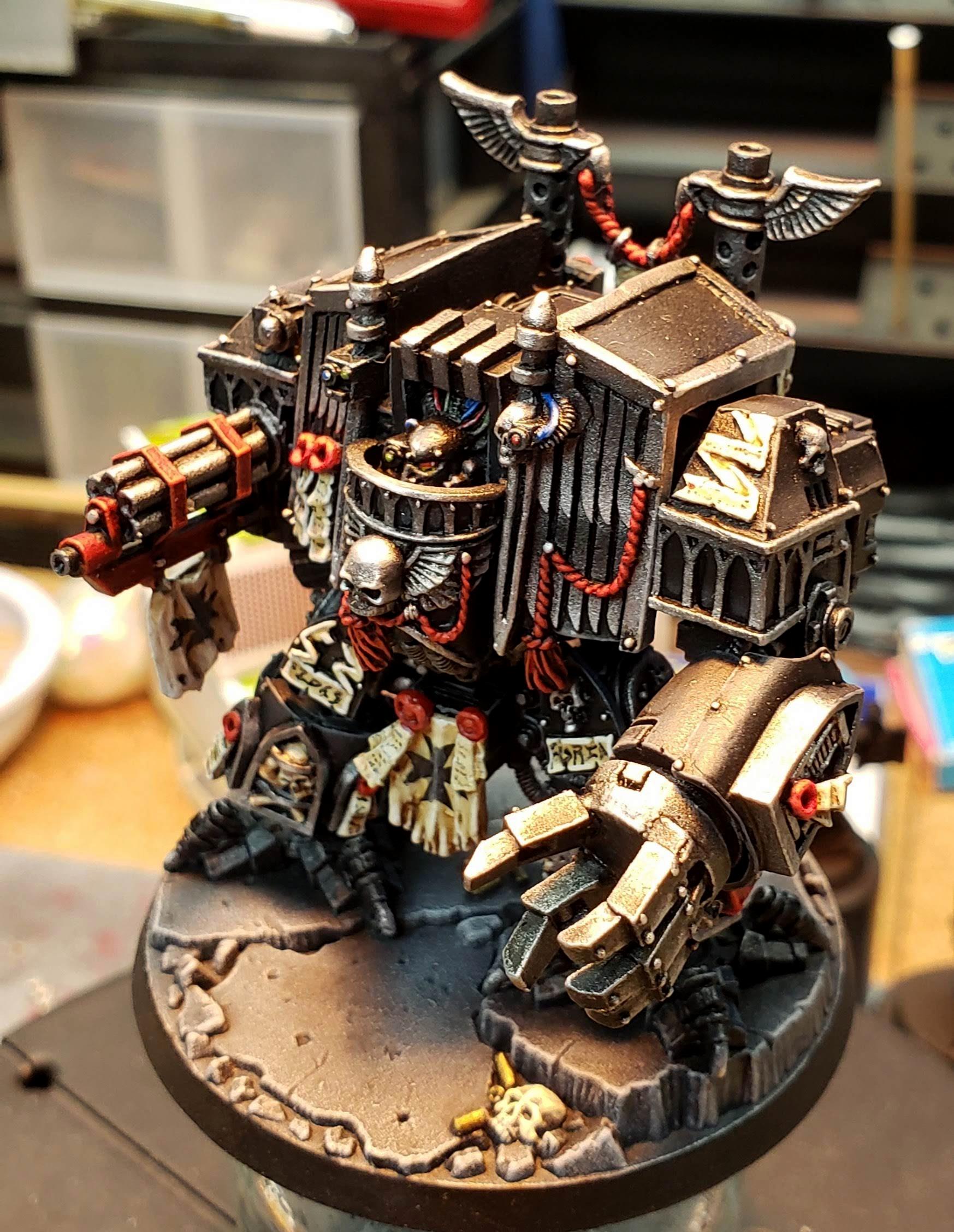 Black Templars, Dreadnought, Space Marines, Templar, Venerable, Warhammer 40,000