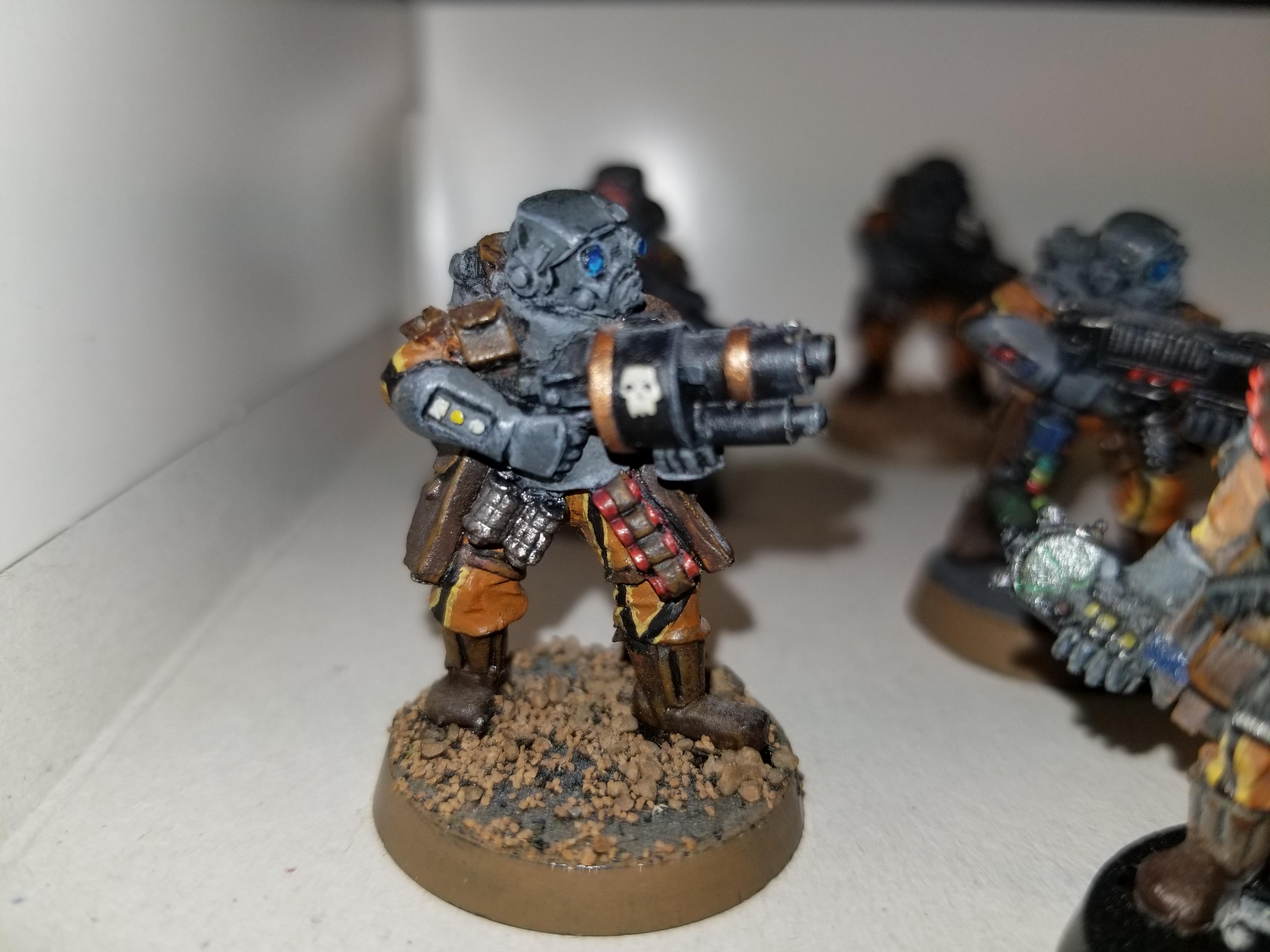 WH40k, metal, IG, Old Stormtroopers, Grenedier