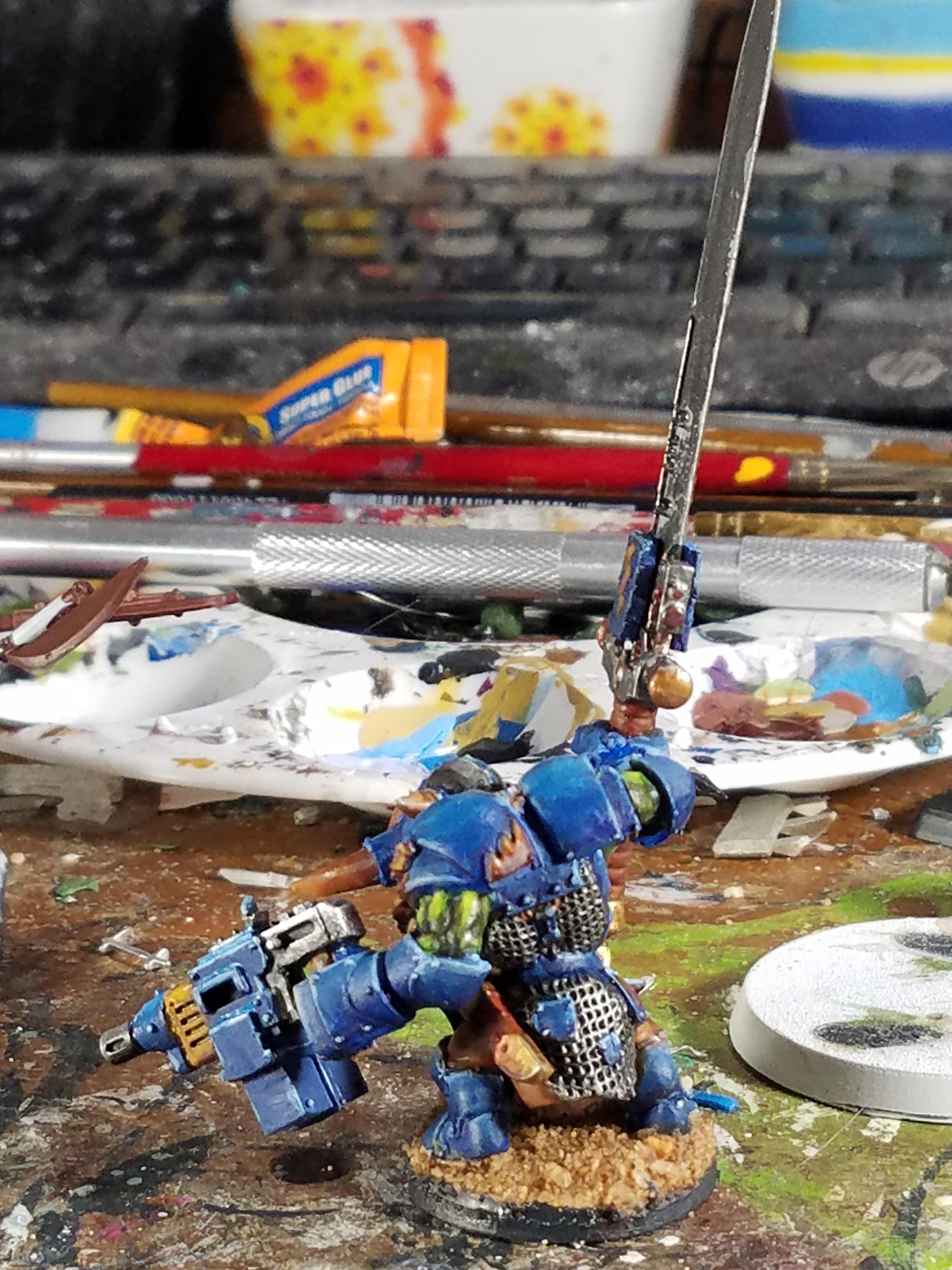 Citadel Miniatures, Games Workshop, Kitbash, Nob, Orks, Warhammer 40,000, Warhammer Fantasy