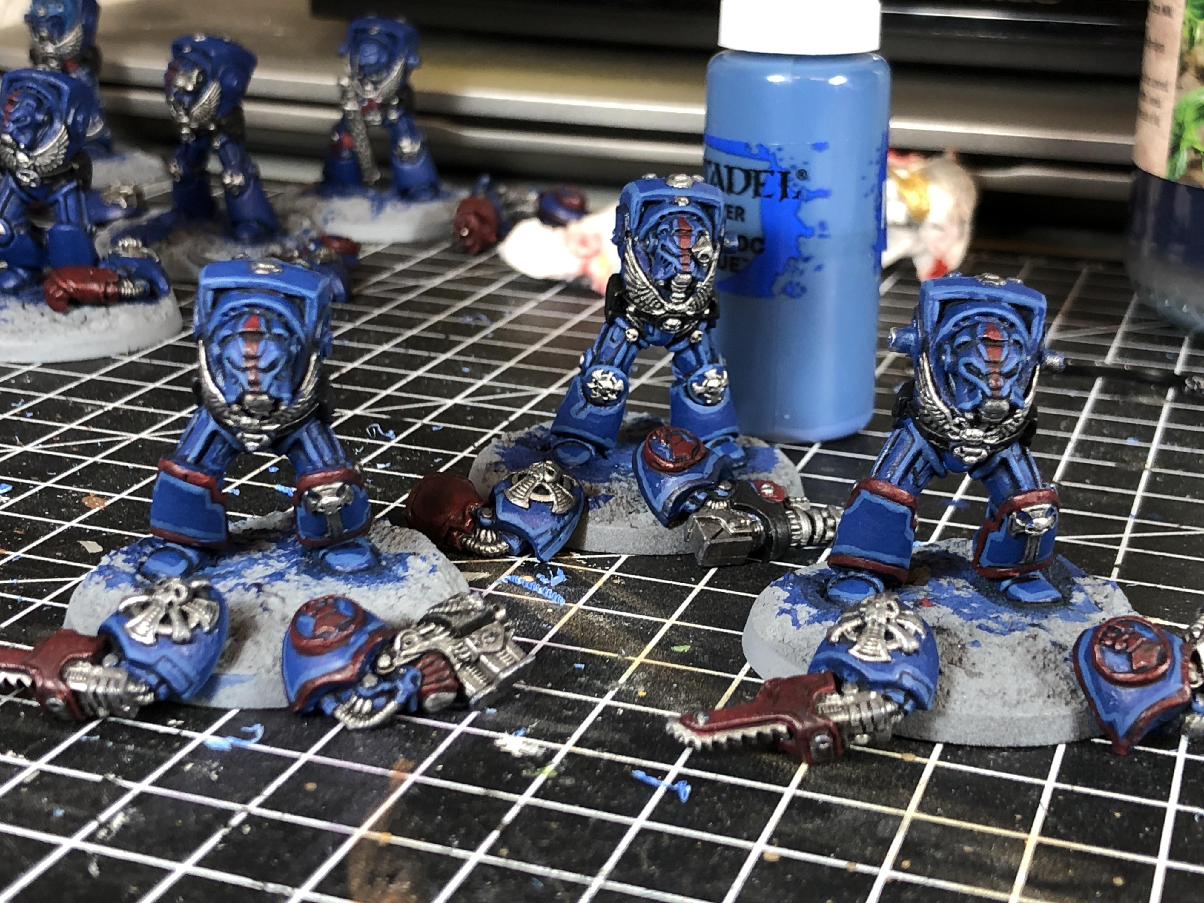Crimson Fists, Rogue Trader, Rtb9, Space Marines, Terminator Armor, Warhammer 40,000, Work In Progress