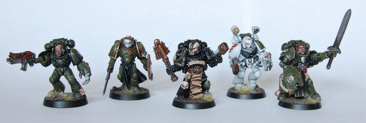 Apothecary, Champion, Chaplain, Command Squad, Space Marines, Warhammer 40,000