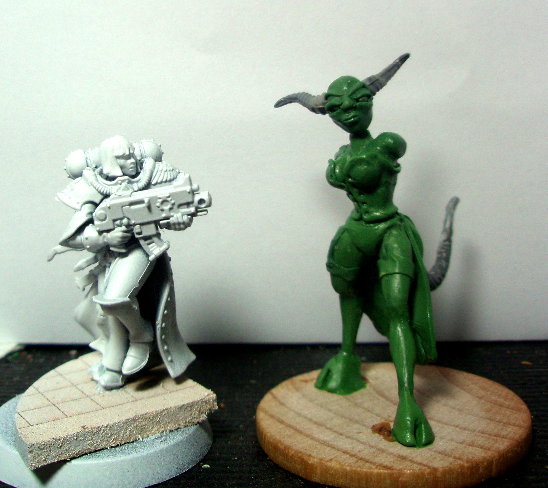 Converting, Daemons, Infernal Enrapturess, Sculpting, Slaanesh