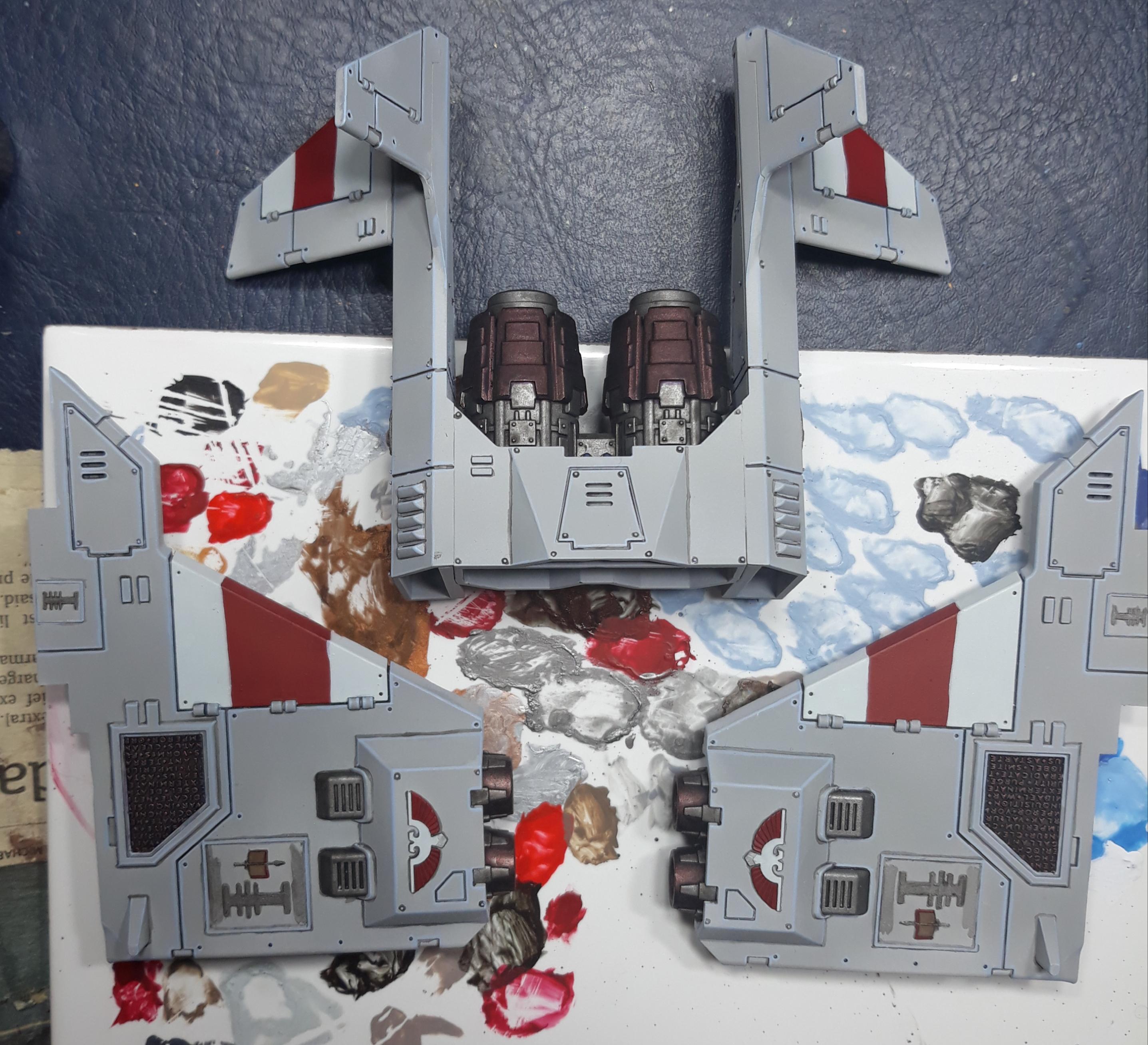 Corvus Tail  and wings