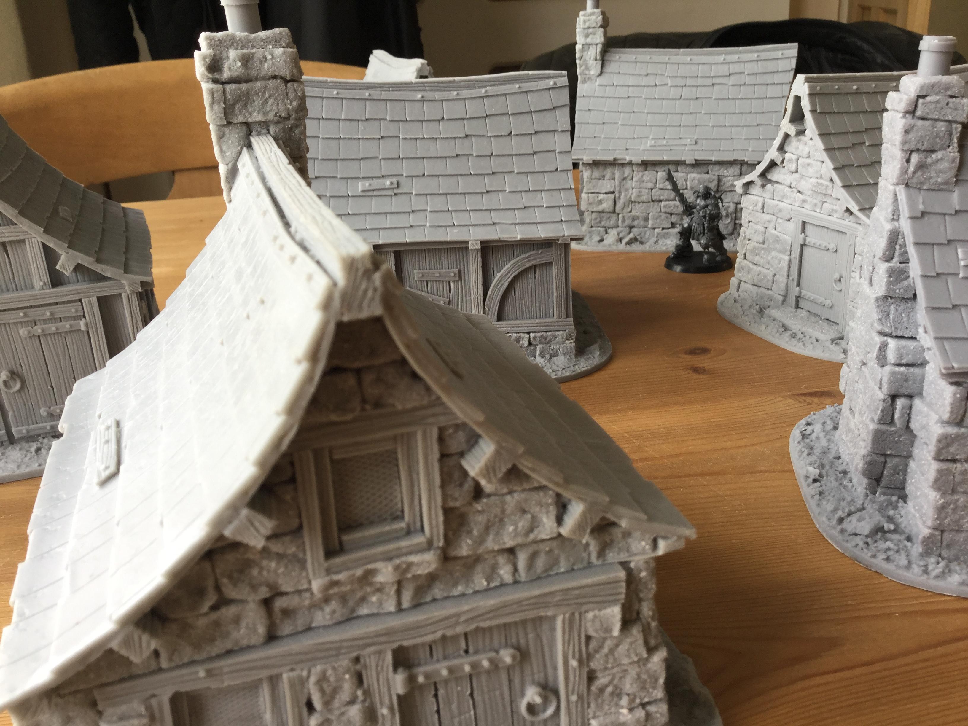 Resin cast terrain scenery 