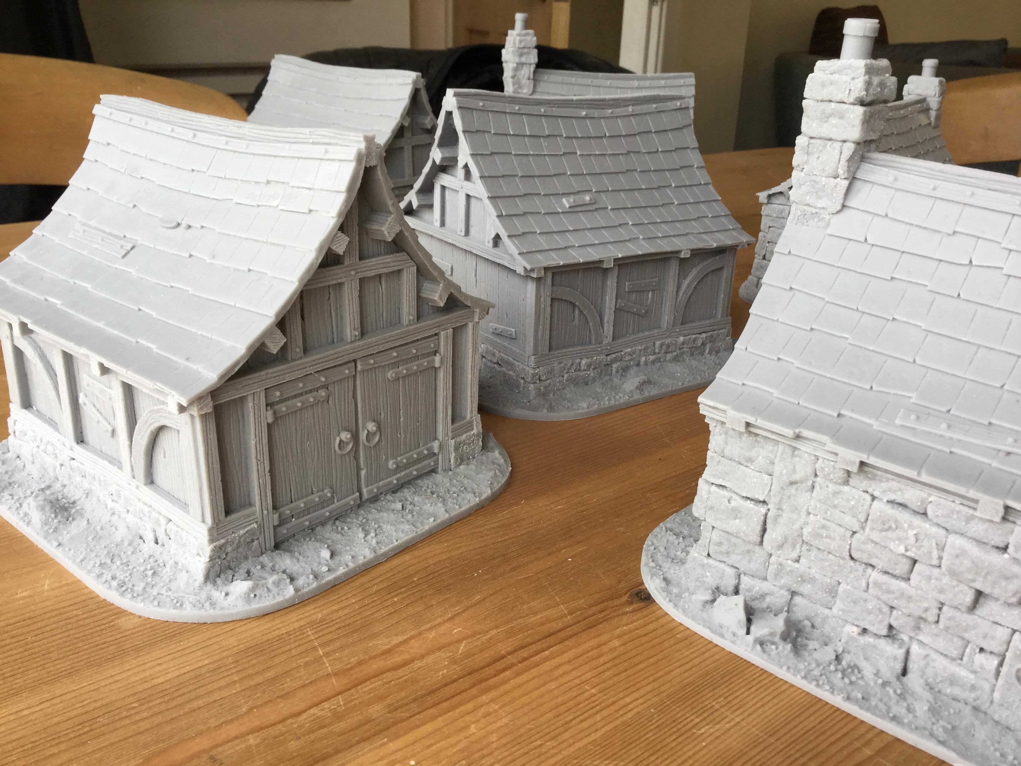 Resin cast terrain scenery 