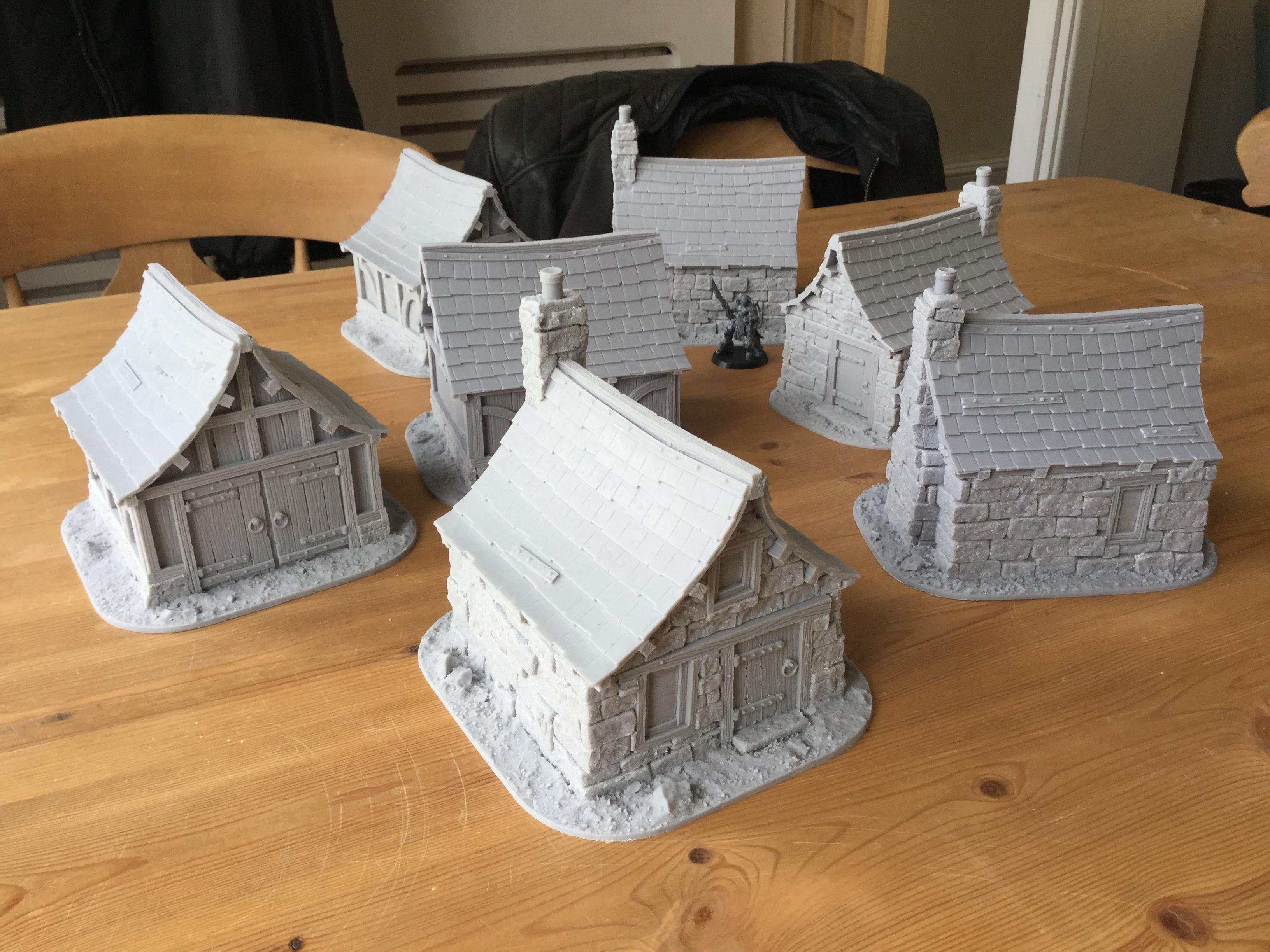 Resin cast terrain scenery 