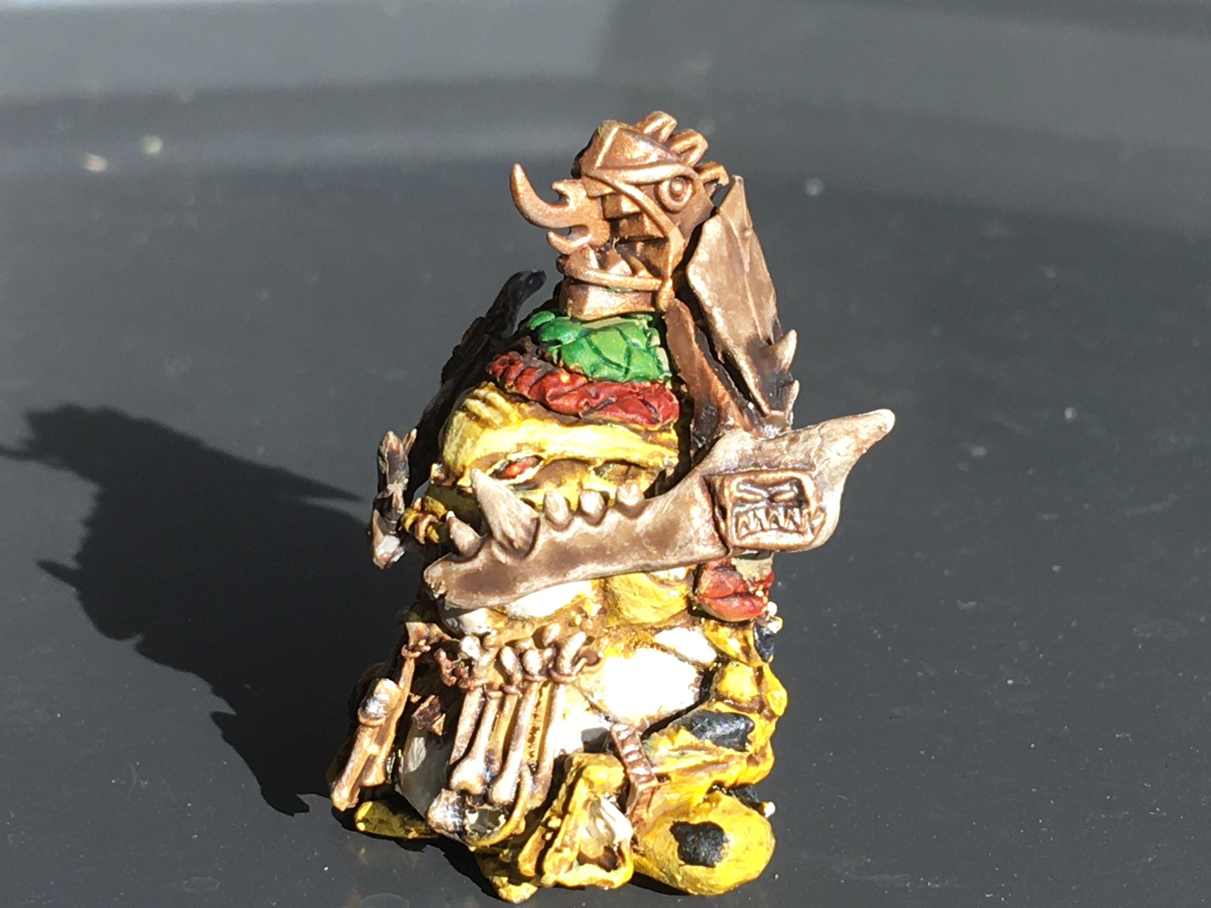 Age Of Sigmar, Conversion, Greenstuff, Lizardmen, Molding, Reptile, Saurus, Sculpting, Seraphon, Shield, Skinks, Slann