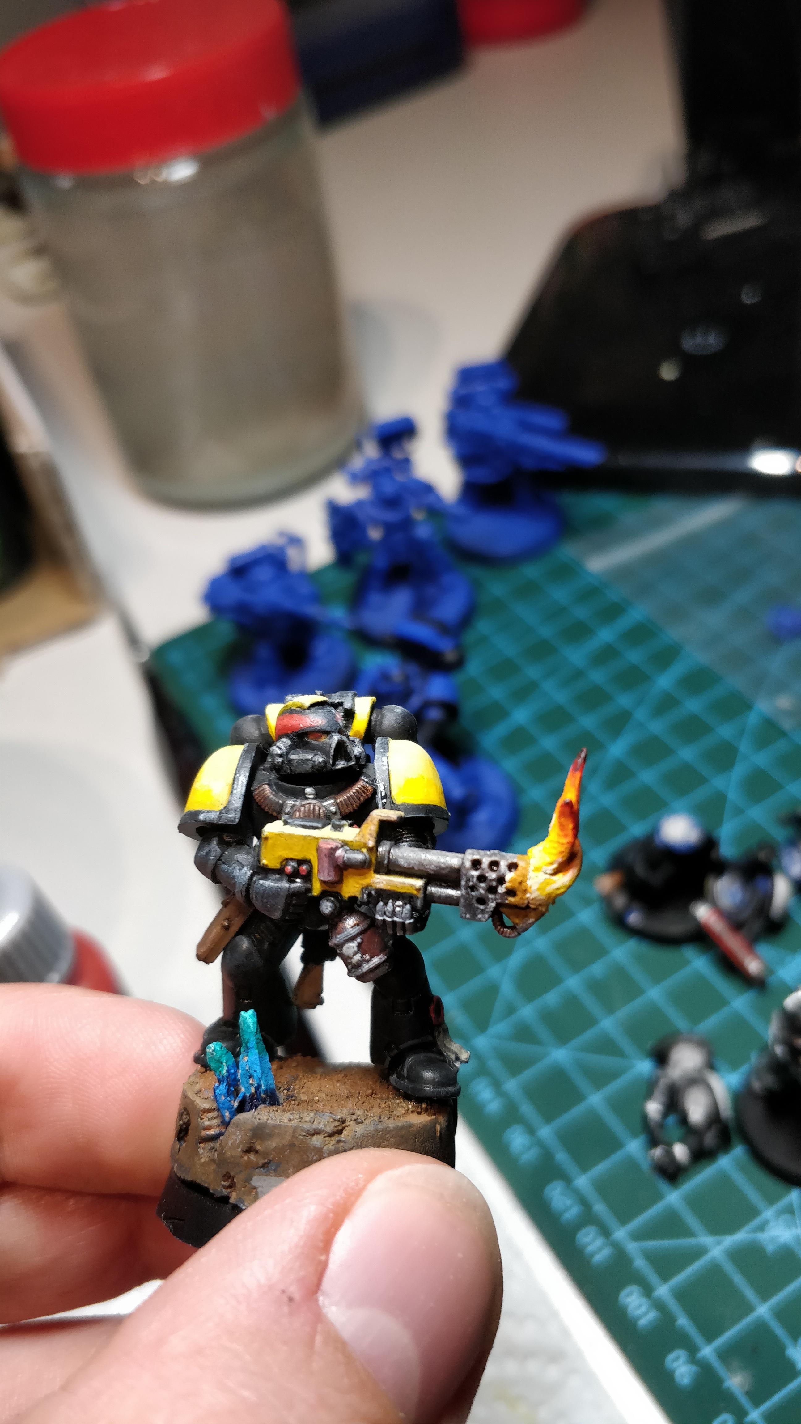 Space Marines, Flameer with active Flame