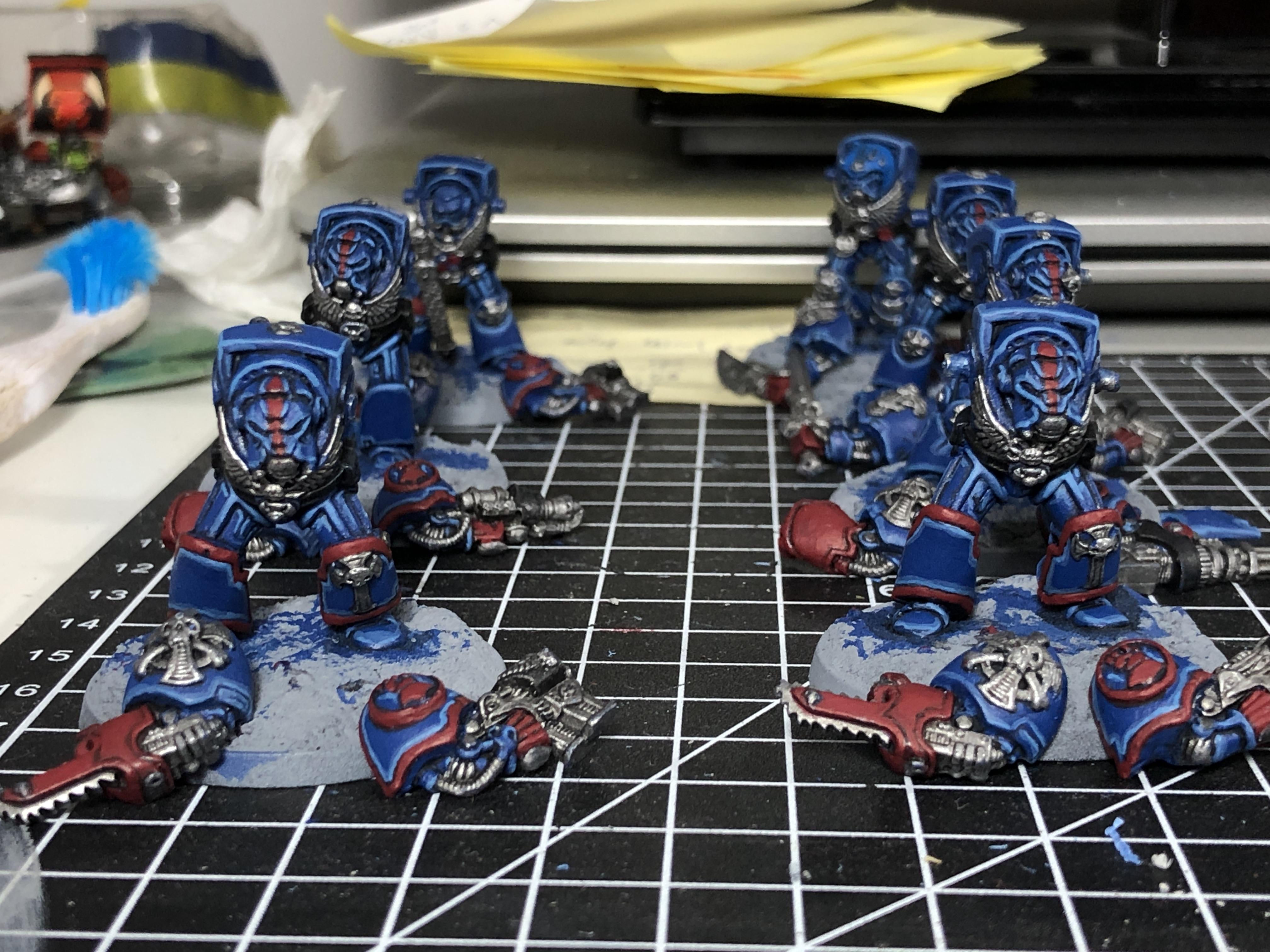 Crimson Fists, Rogue Trader, Rtb9, Space Marines, Terminator Armor, Warhammer 40,000, Work In Progress