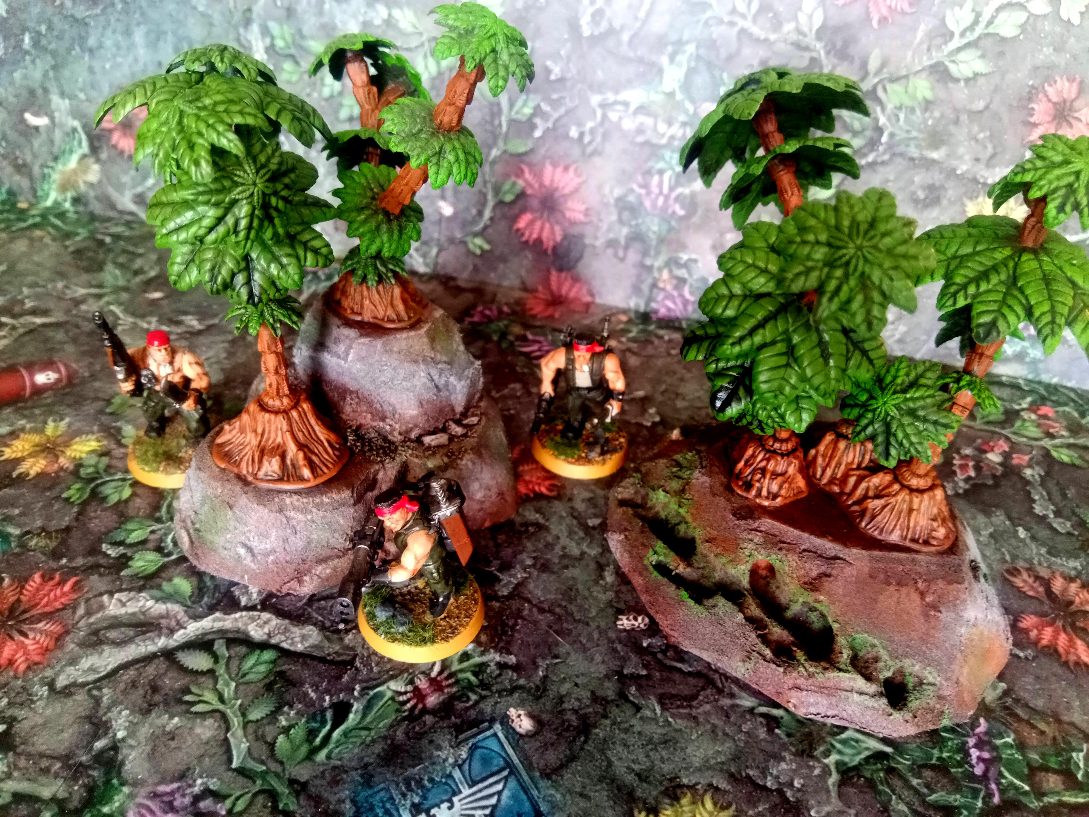 Catachans through jungle forest