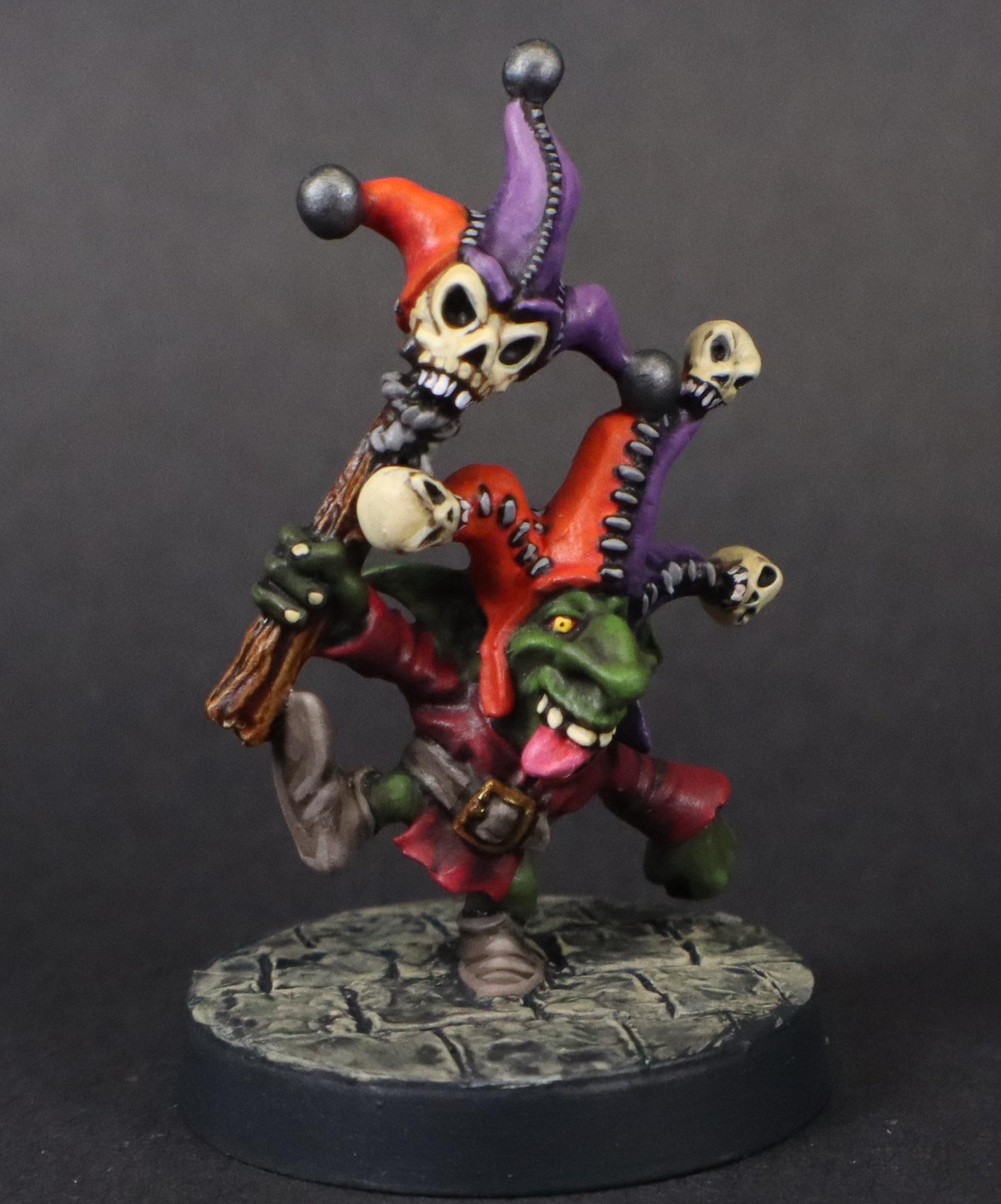 28mm Dark Hold Goblin Jester