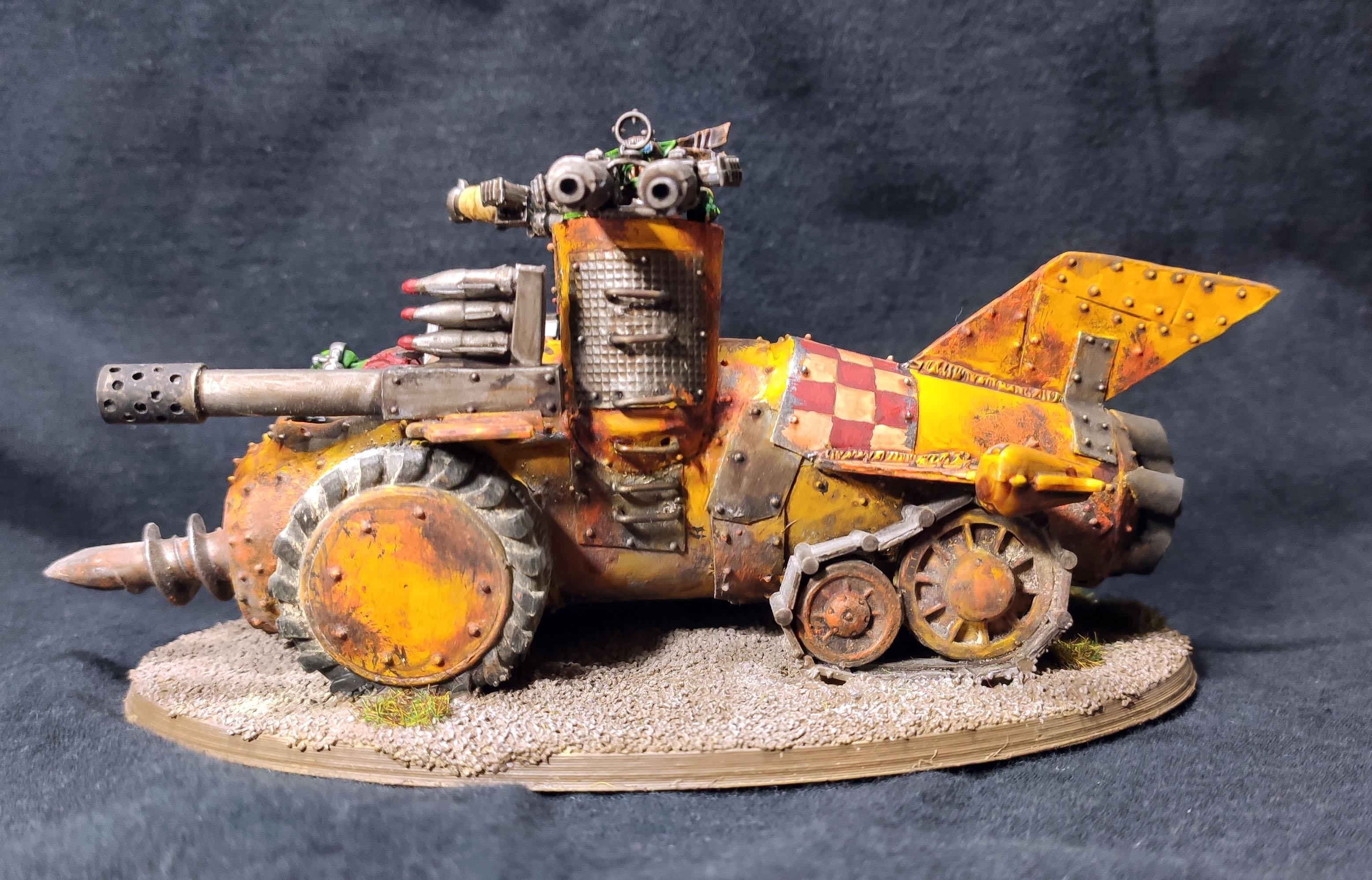 Megatrakk Scrapjet, Orks, Scratch Build, Warhammer 40,000, Warhammermer 40