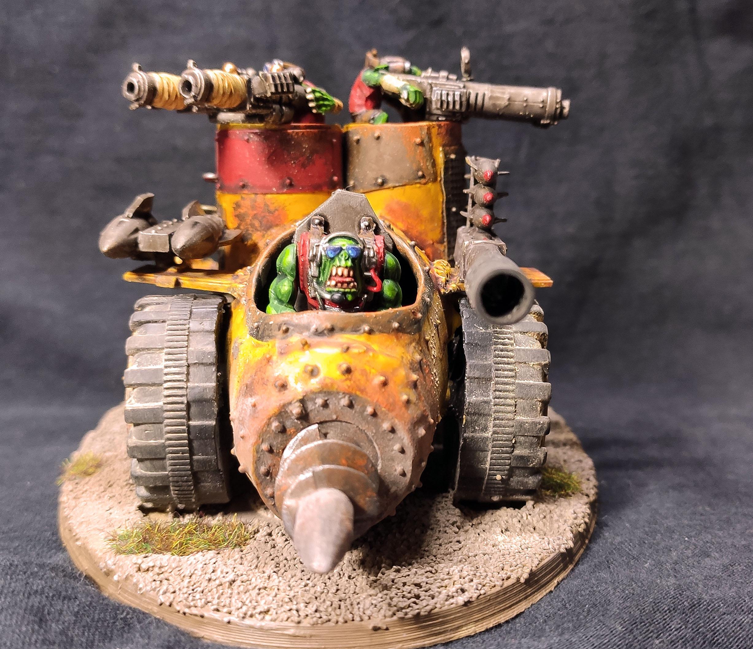 Megatrakk Scrapjet, Orks, Scratch Build, Warhammer 40,000, Warhammermer 40