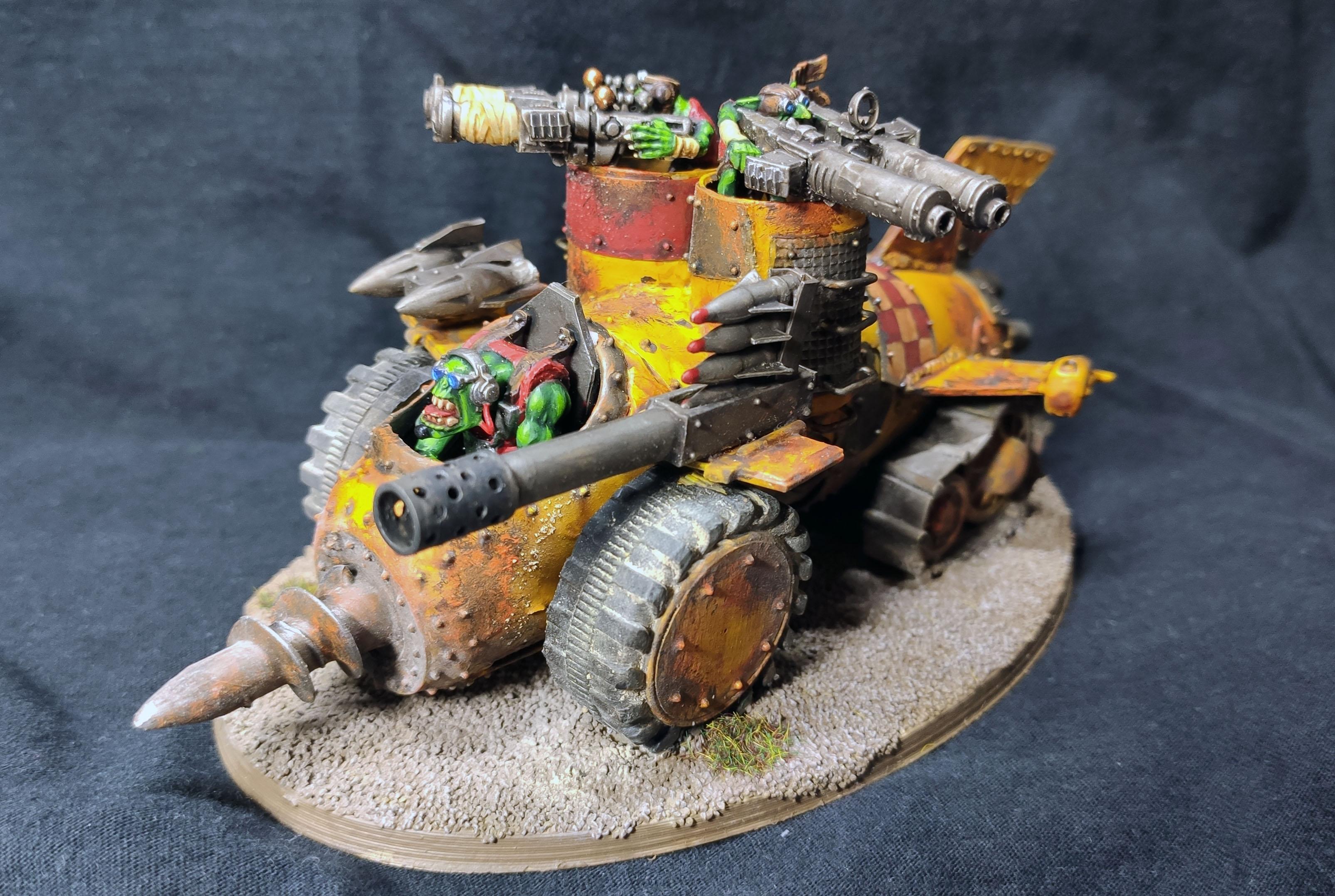 Megatrakk Scrapjet, Orks, Scratch Build, Warhammer 40,000, Warhammermer 40