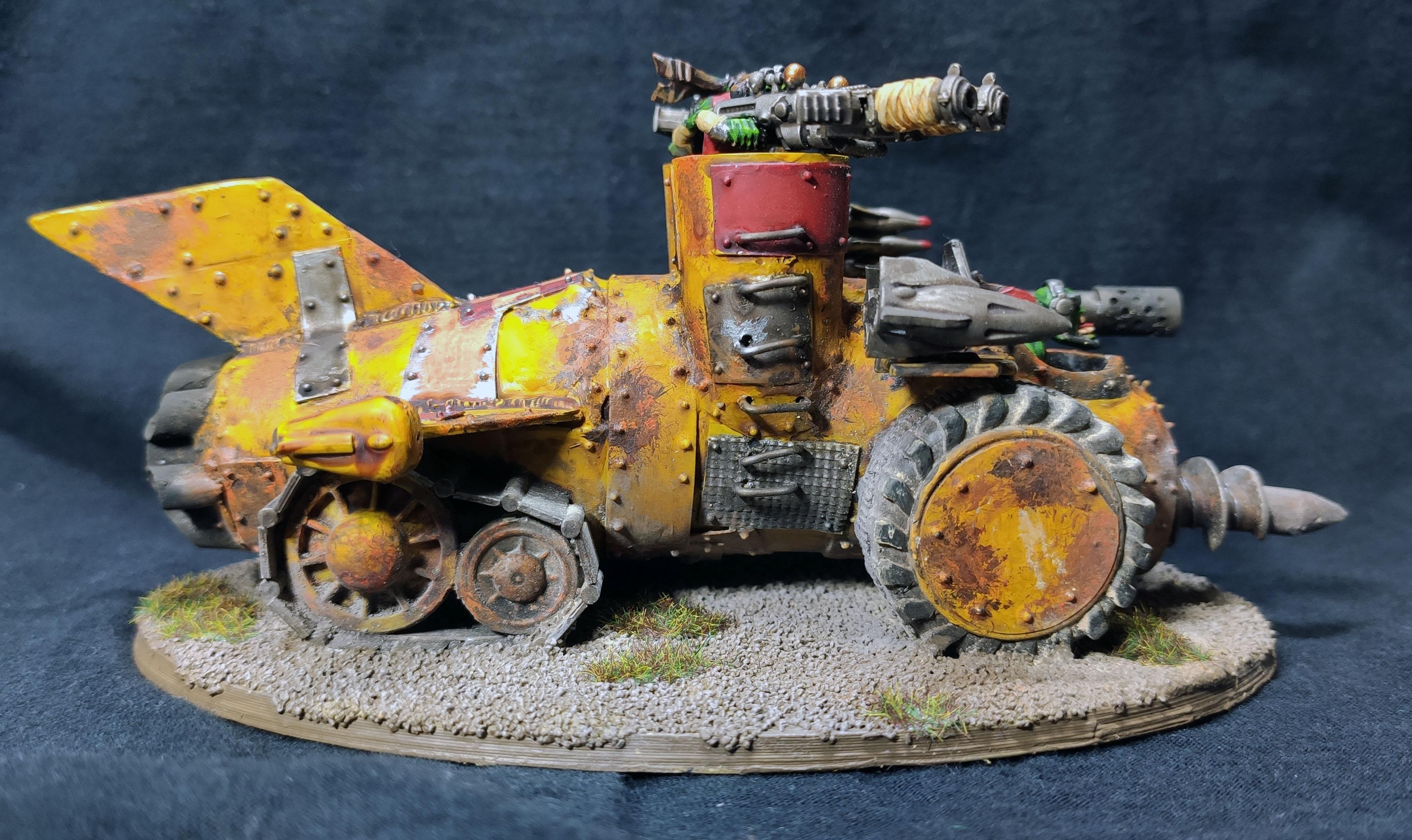 Megatrakk Scrapjet, Orks, Scratch Build, Warhammer 40,000, Warhammermer 40