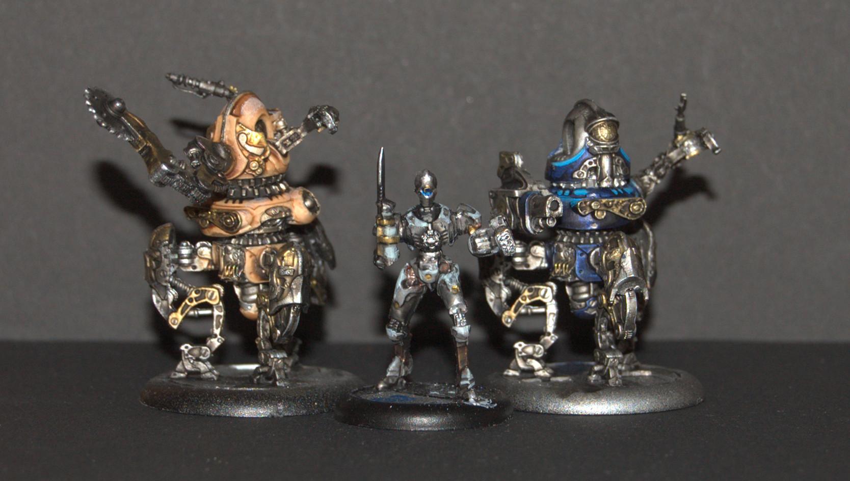 Convergence Of Cyriss, Infantry, Privateer Press, Unit, Vector, Warjack, Warmachine