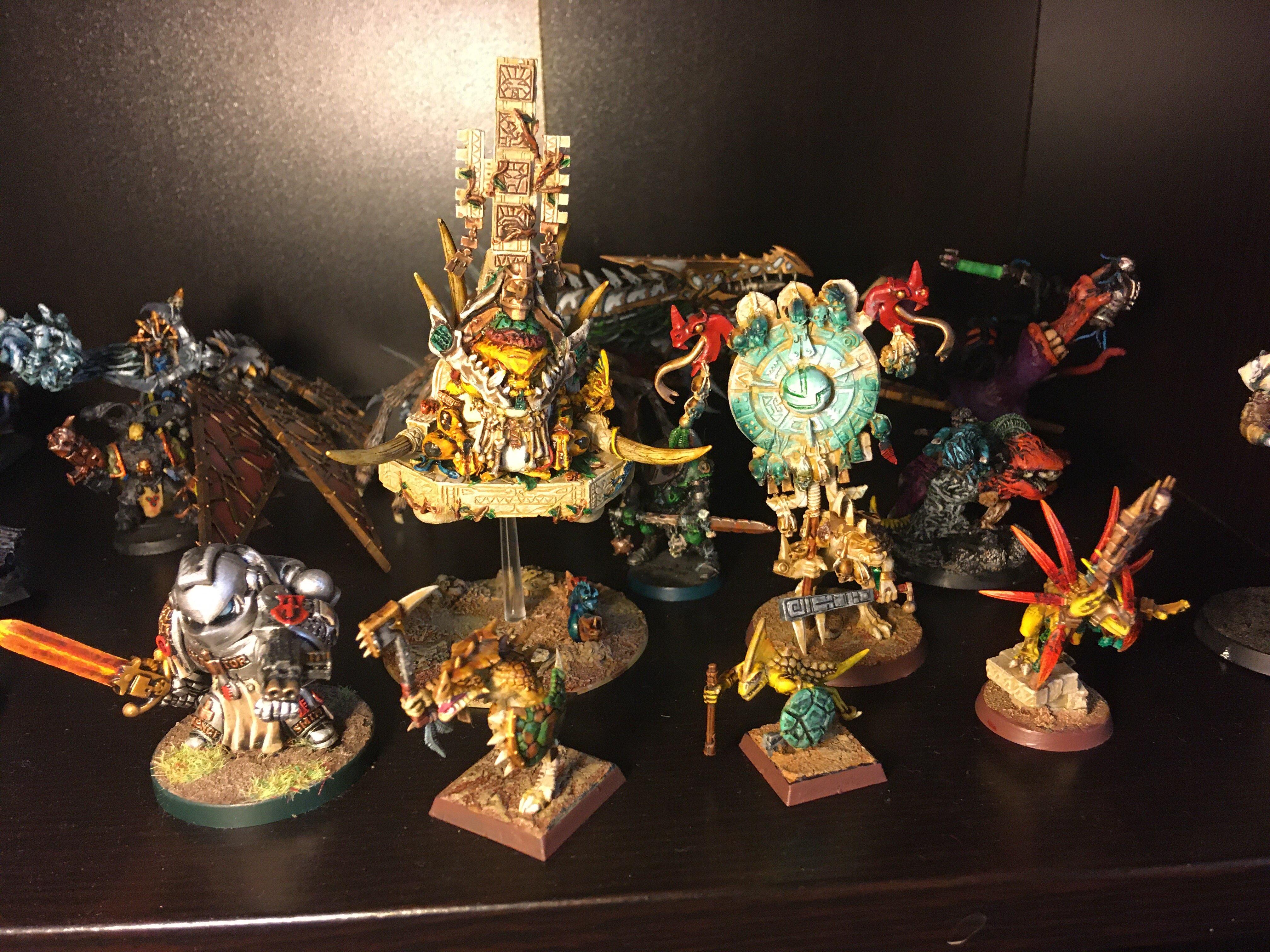 Age Of Sigmar, Conversion, Greenstuff, Lizardmen, Molding, Reptile, Saurus, Sculpting, Seraphon, Shield, Skinks, Slann