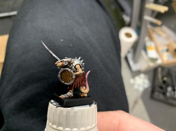 Would nuln oil look good on this shield? Throw it over everything