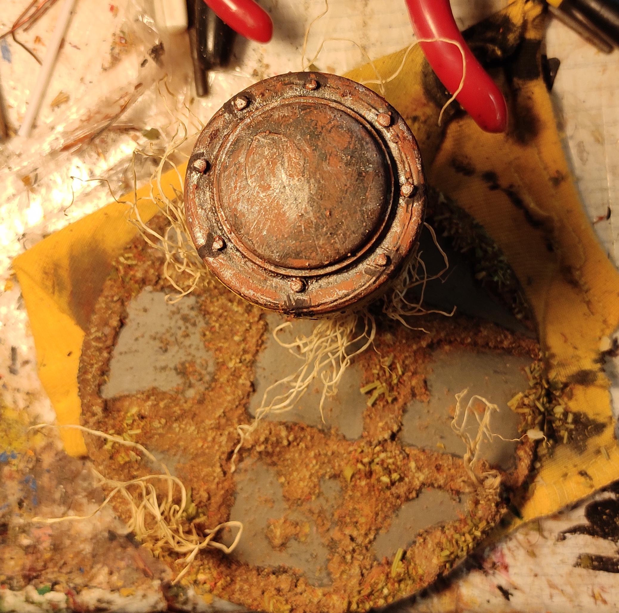 Base, Cisterna, Industrial, Recycling, Rivets, Rust, Scratch Build, Silo, Storage Tank, Terrain, Weathered