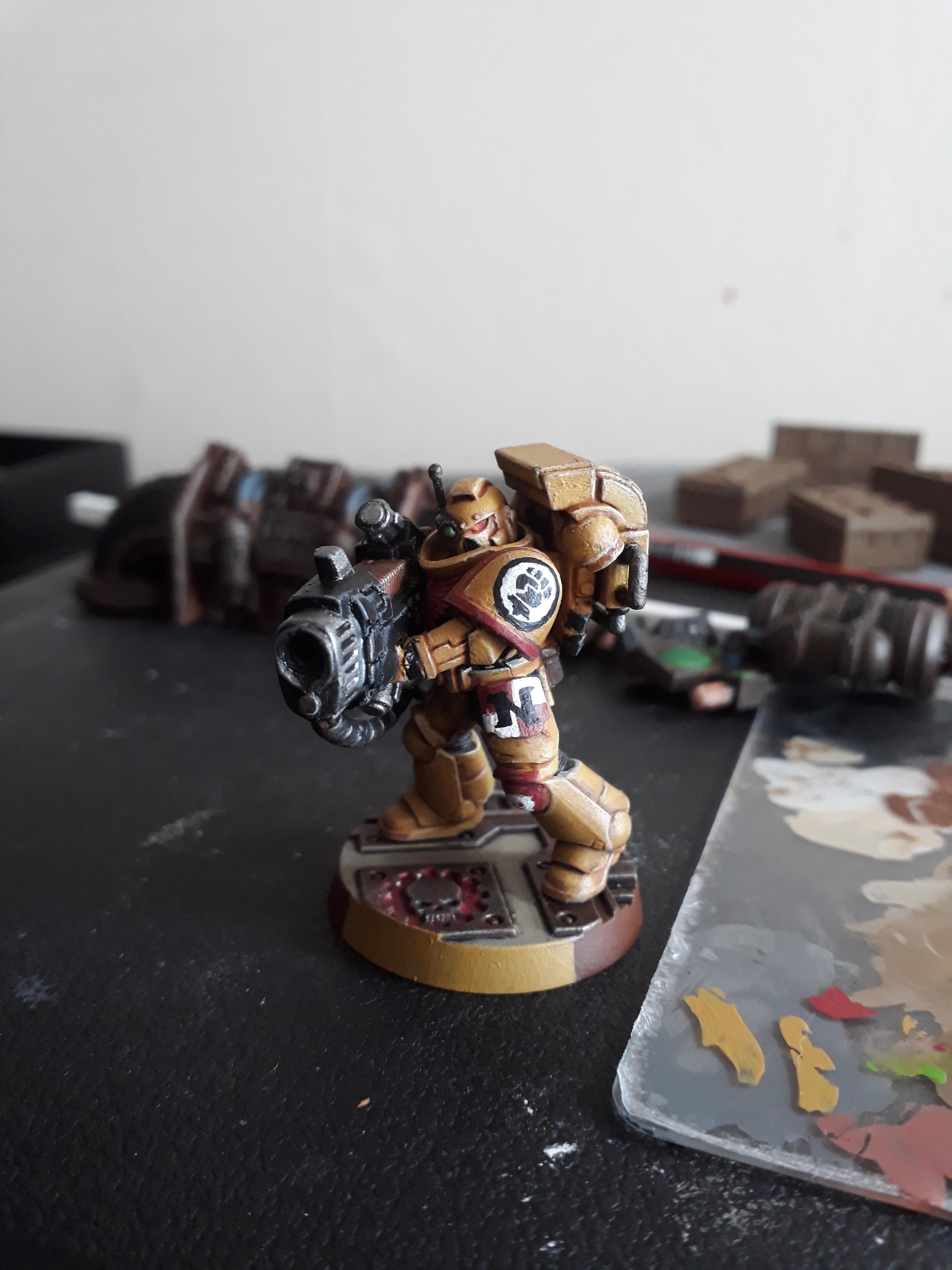 Astartes, Imperial, Imperial Fists, Plasma, Space Marines, Tru-scale, Warhammer 40,000