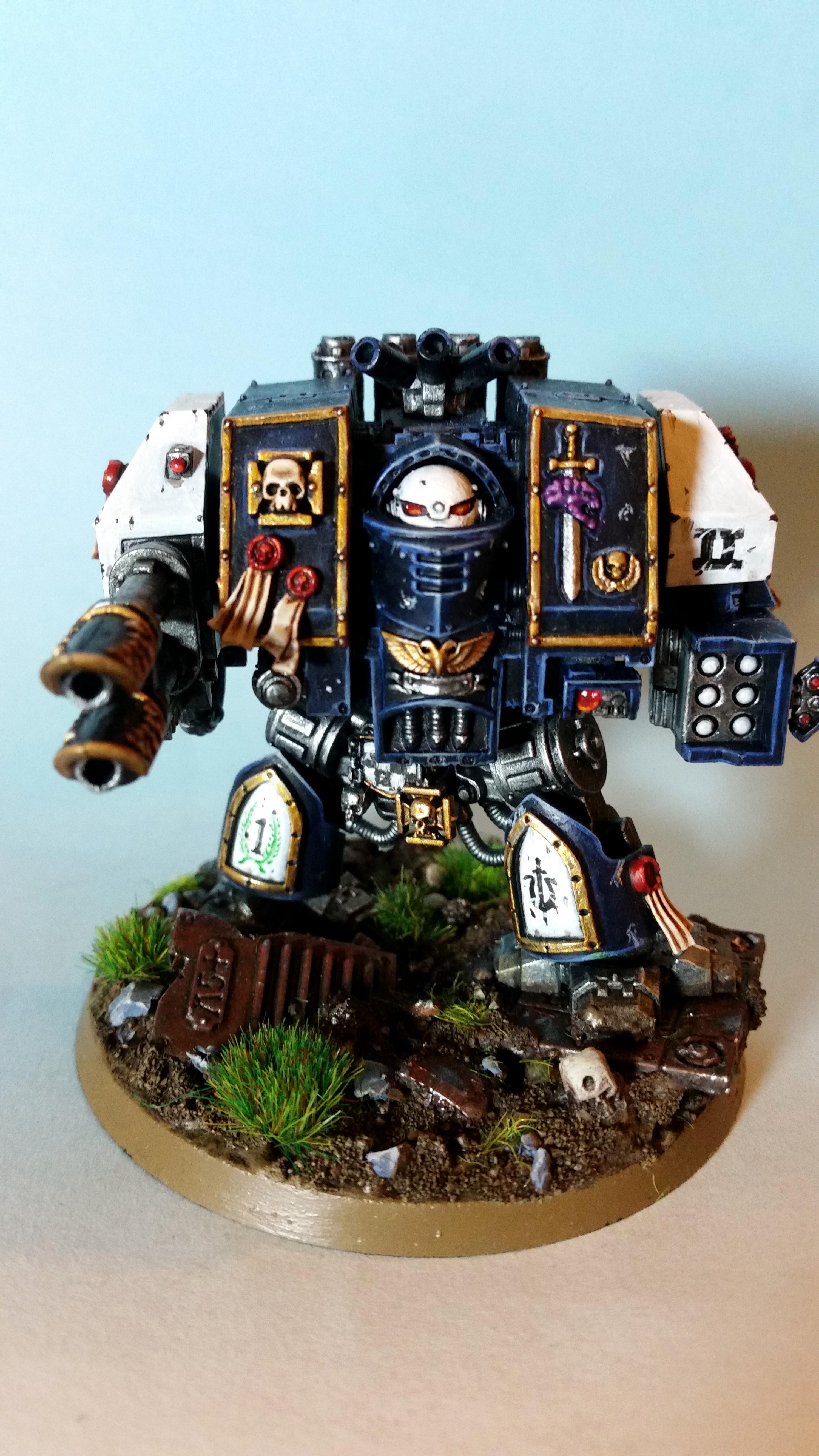 Conversion, Space Marines, Ultramarines, Venerable Dreadnought