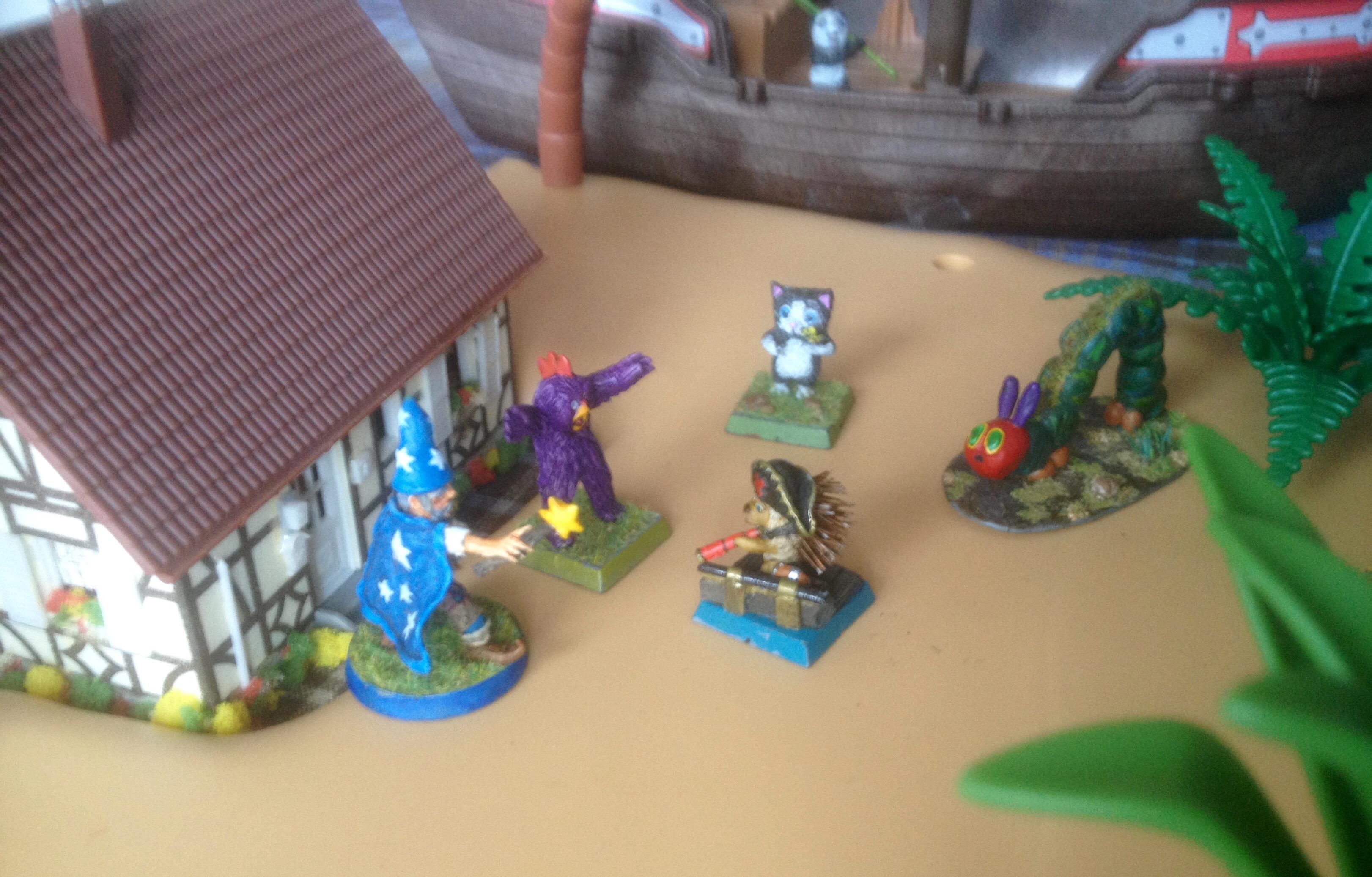 Animals, Anthropomorphic Animals, Cute, Kids, Original Characters, Sculpting, Young Gamers
