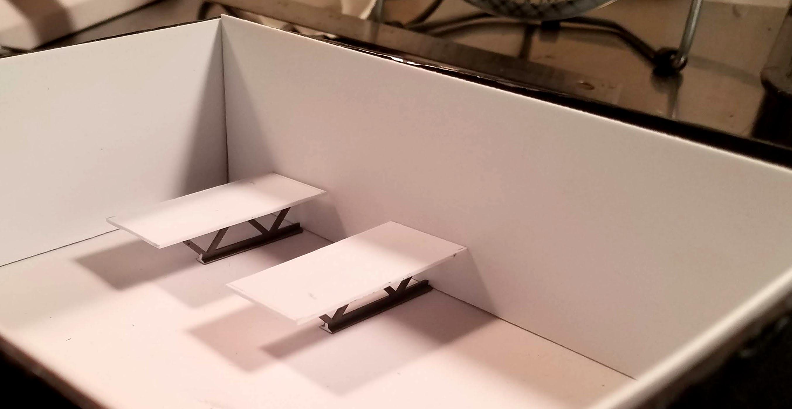 Dry fitting the bunks