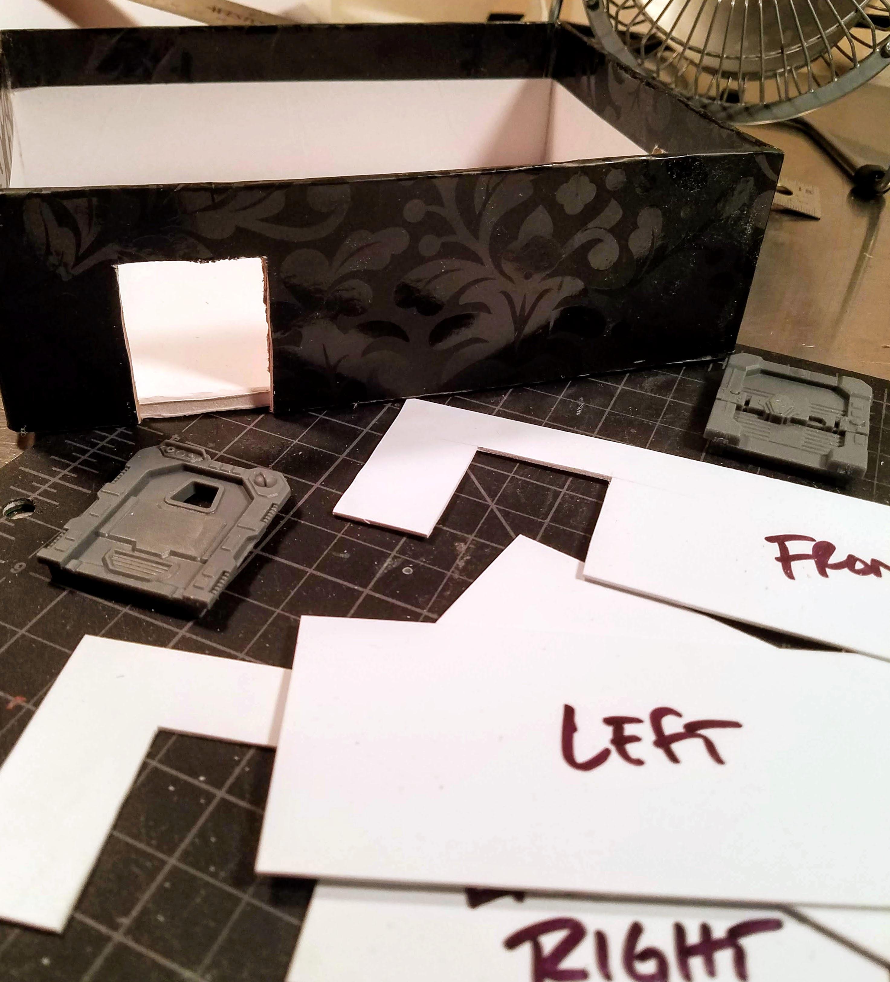 Interior walls cut to fit