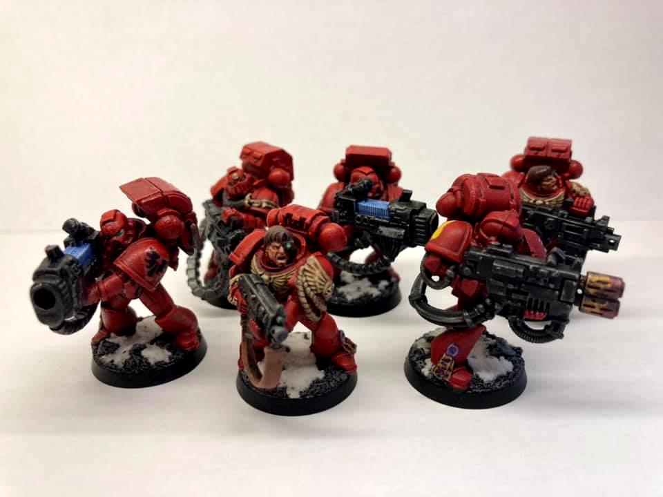 28mm, Bike, Blood, Dreadnought, Sanguinary, Snow, Terminator Armor