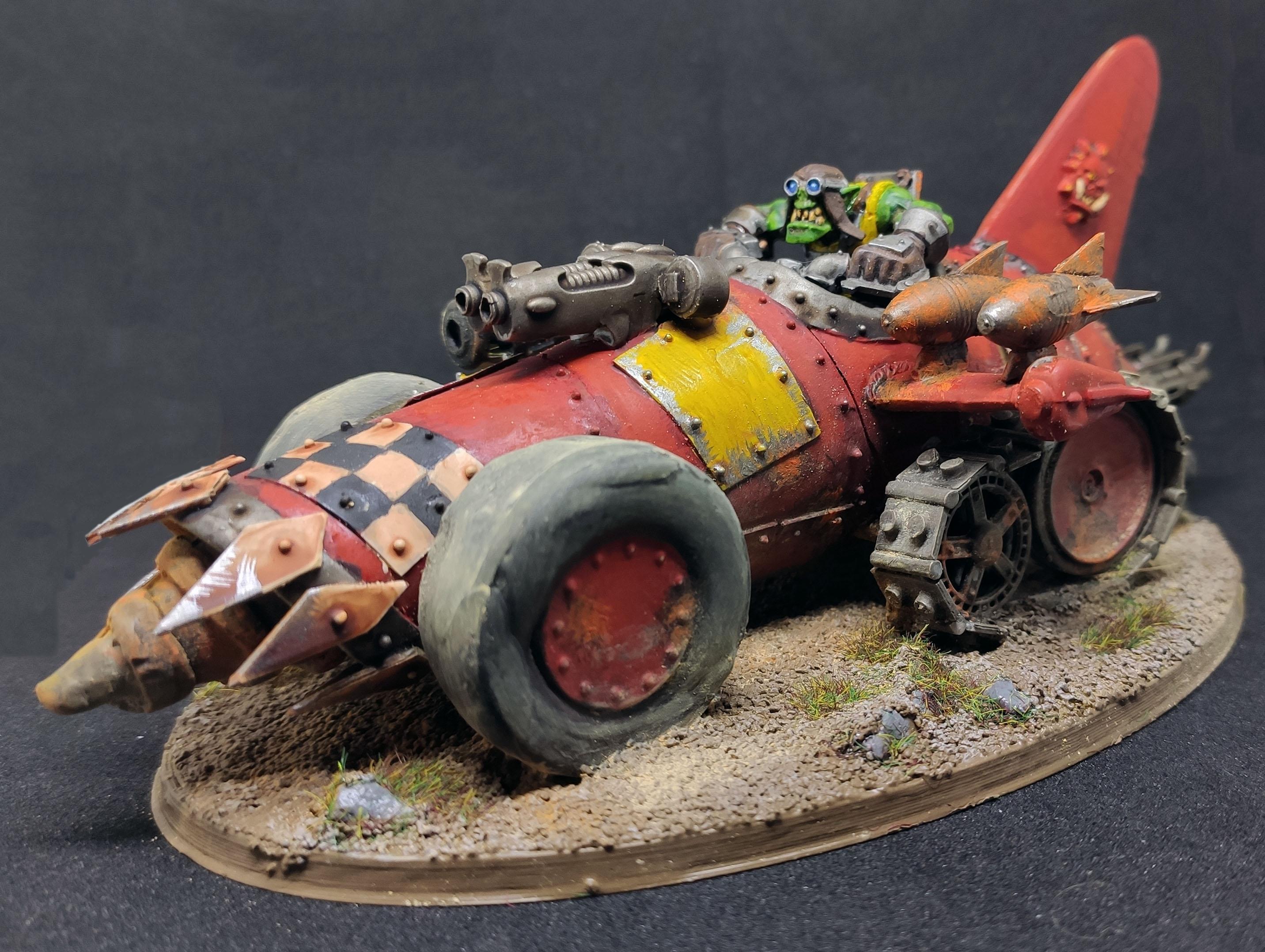 Megatrakk Scrapjet, Orks, Scratch Build, Warhammer 40,000